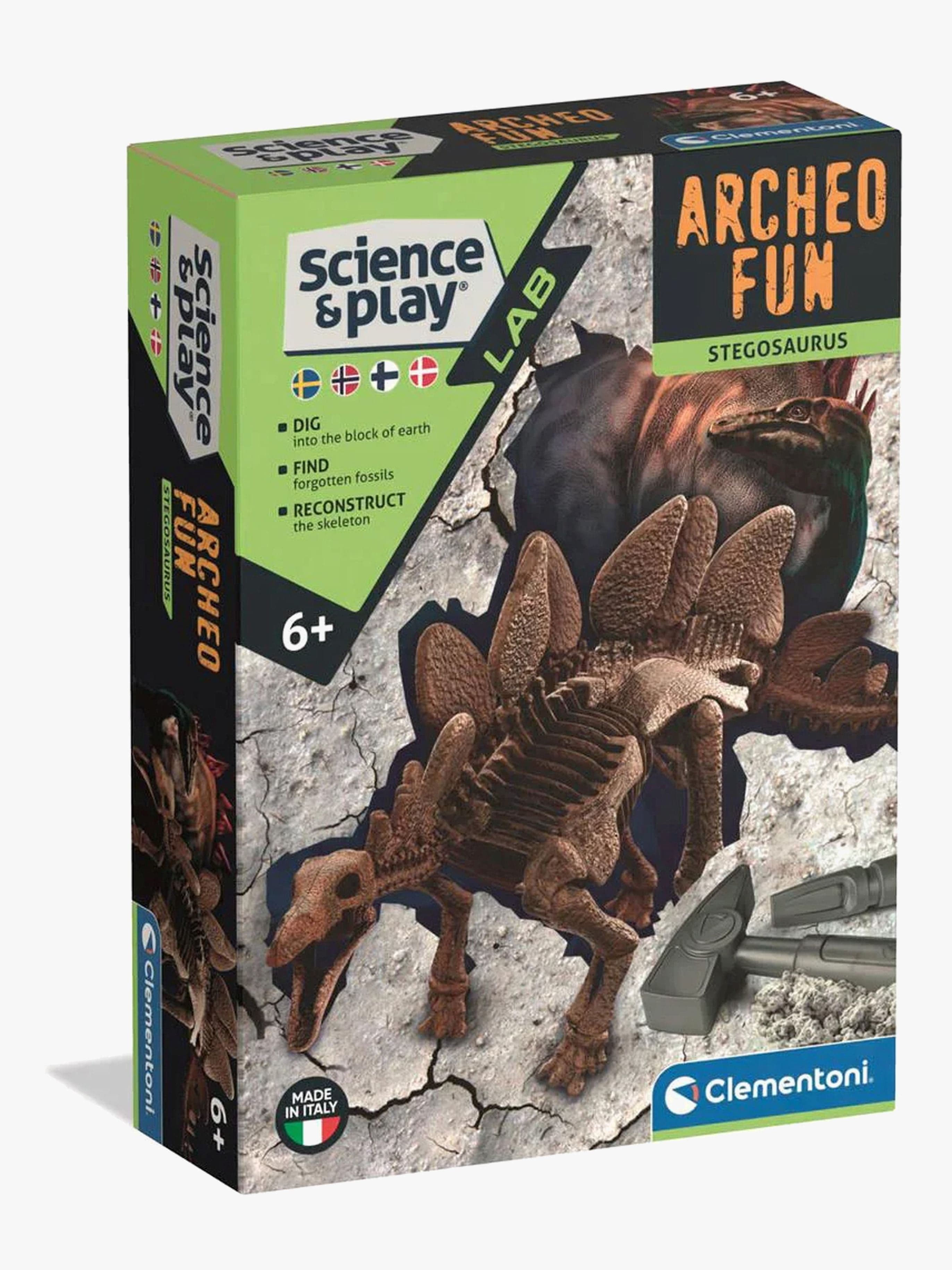 Clementoni Science & Play Louhintasarja Stegosaurus