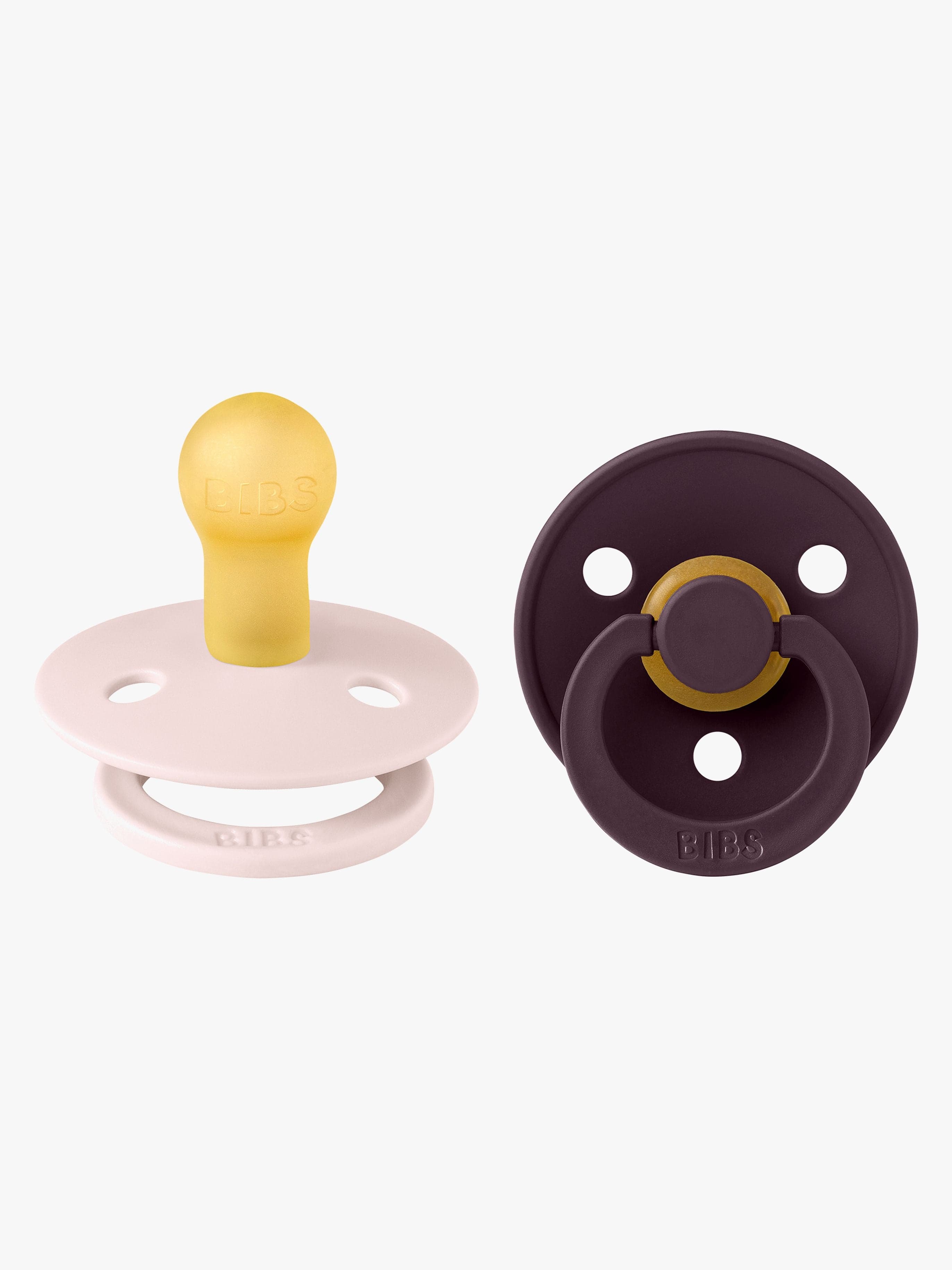 BIBS Colour Tutti 2-pack Koko 1, Petal/Plum
