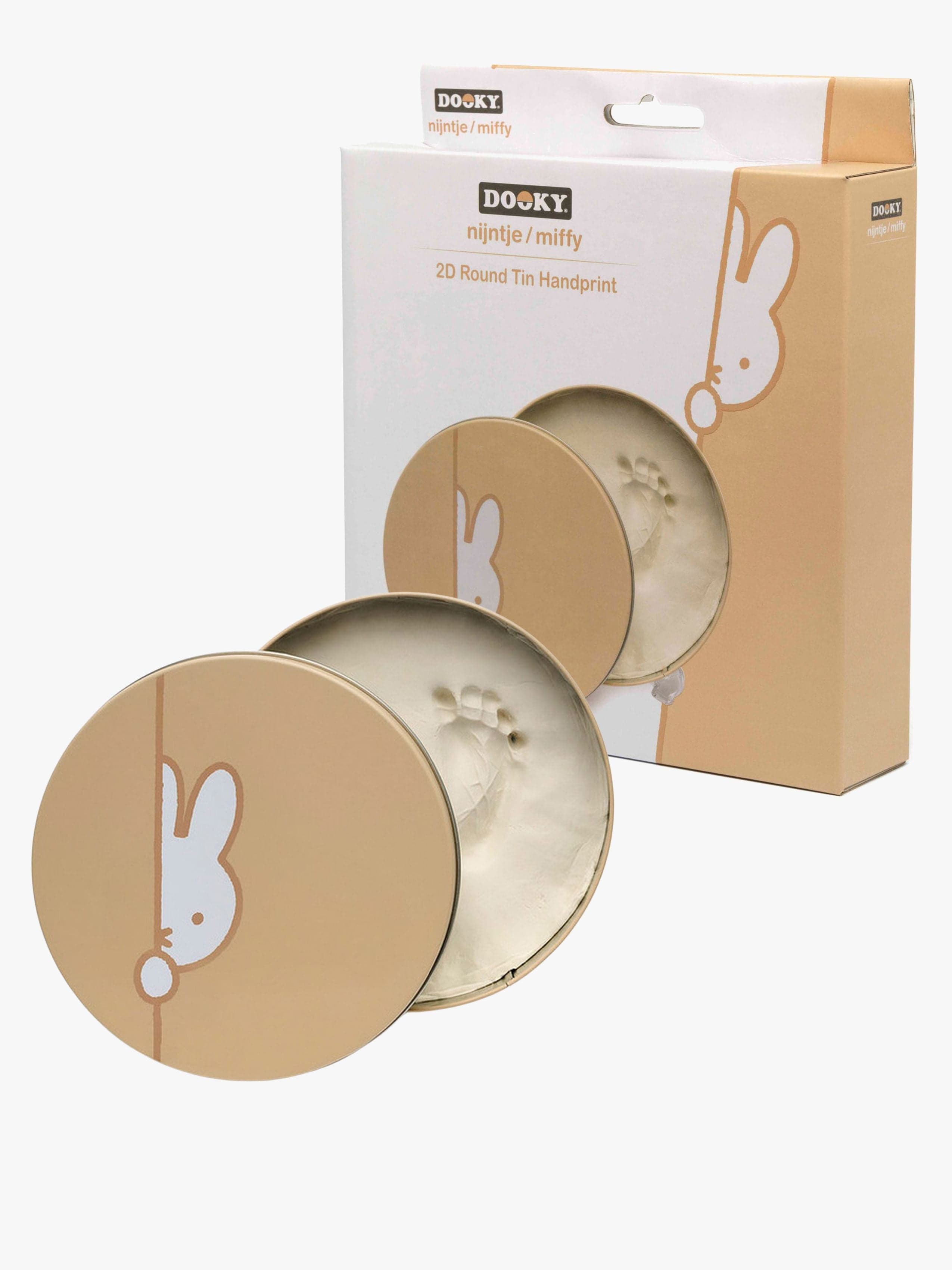 Dooky x Miffy Kädenjälki Pyöreä, Beige