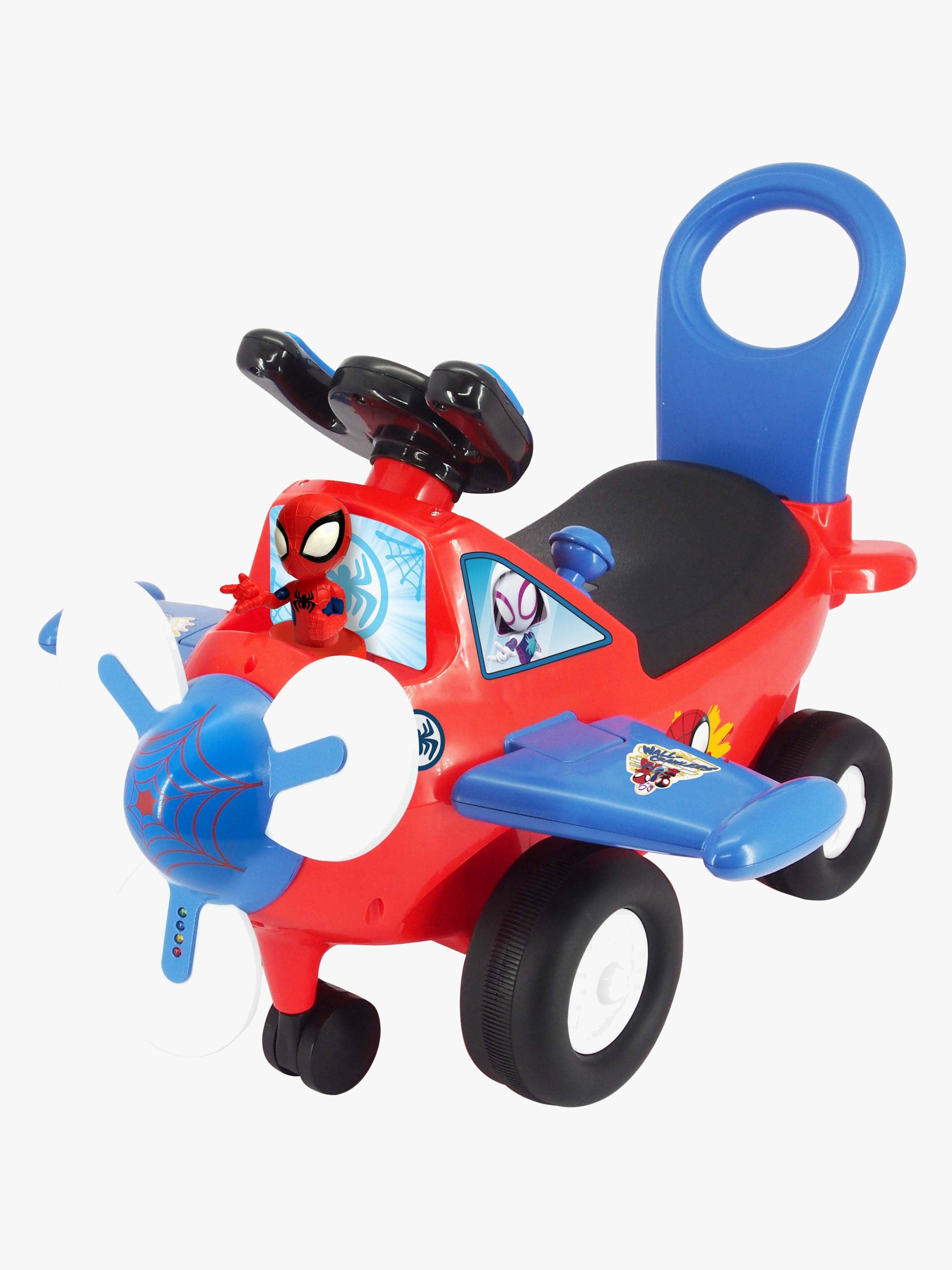 Marvel Spider-Man Lights "'N"' Sounds Lentokone Potkuauto