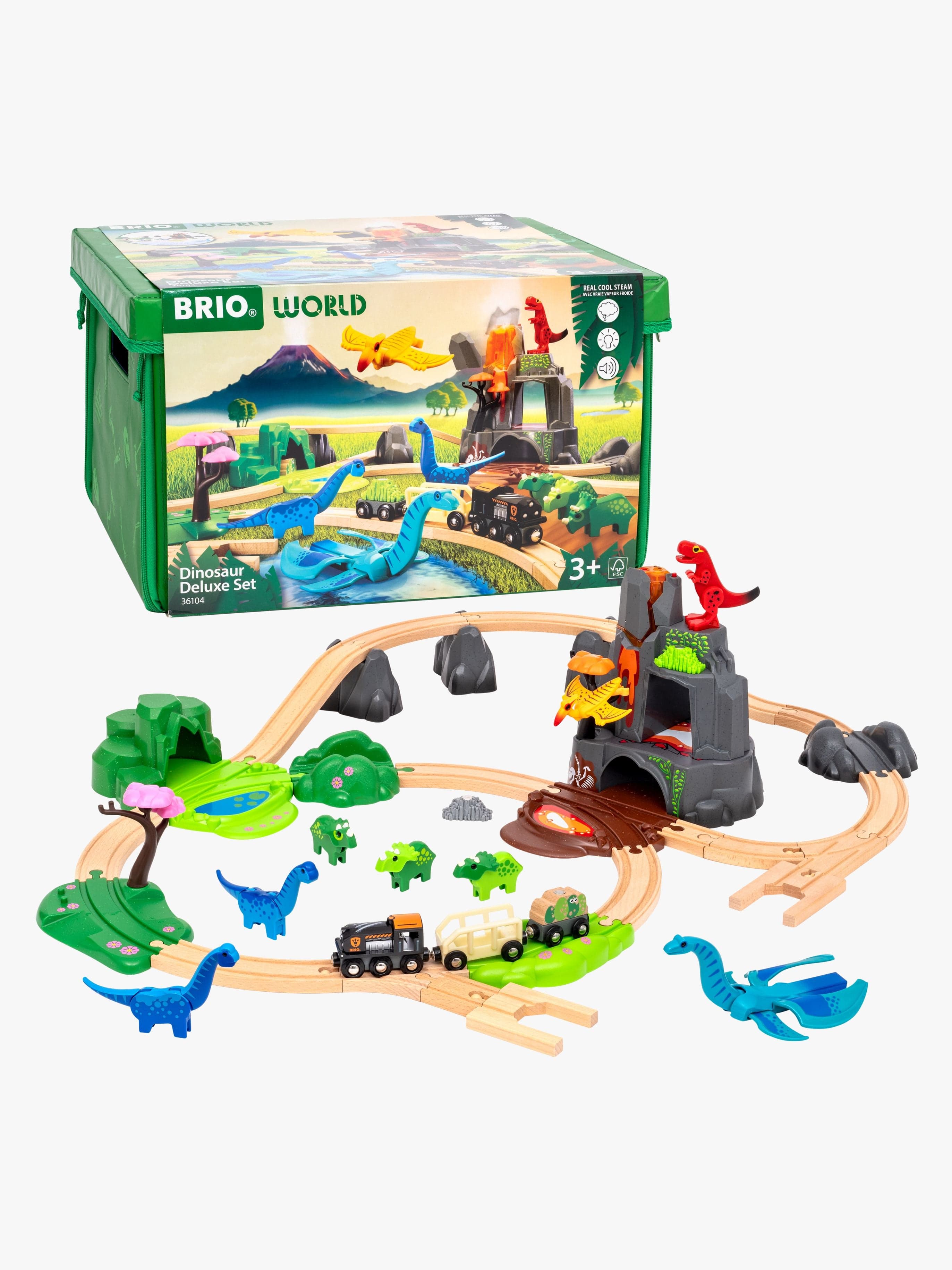BRIO World 36104 Deluxesetti + Dinosaurukset