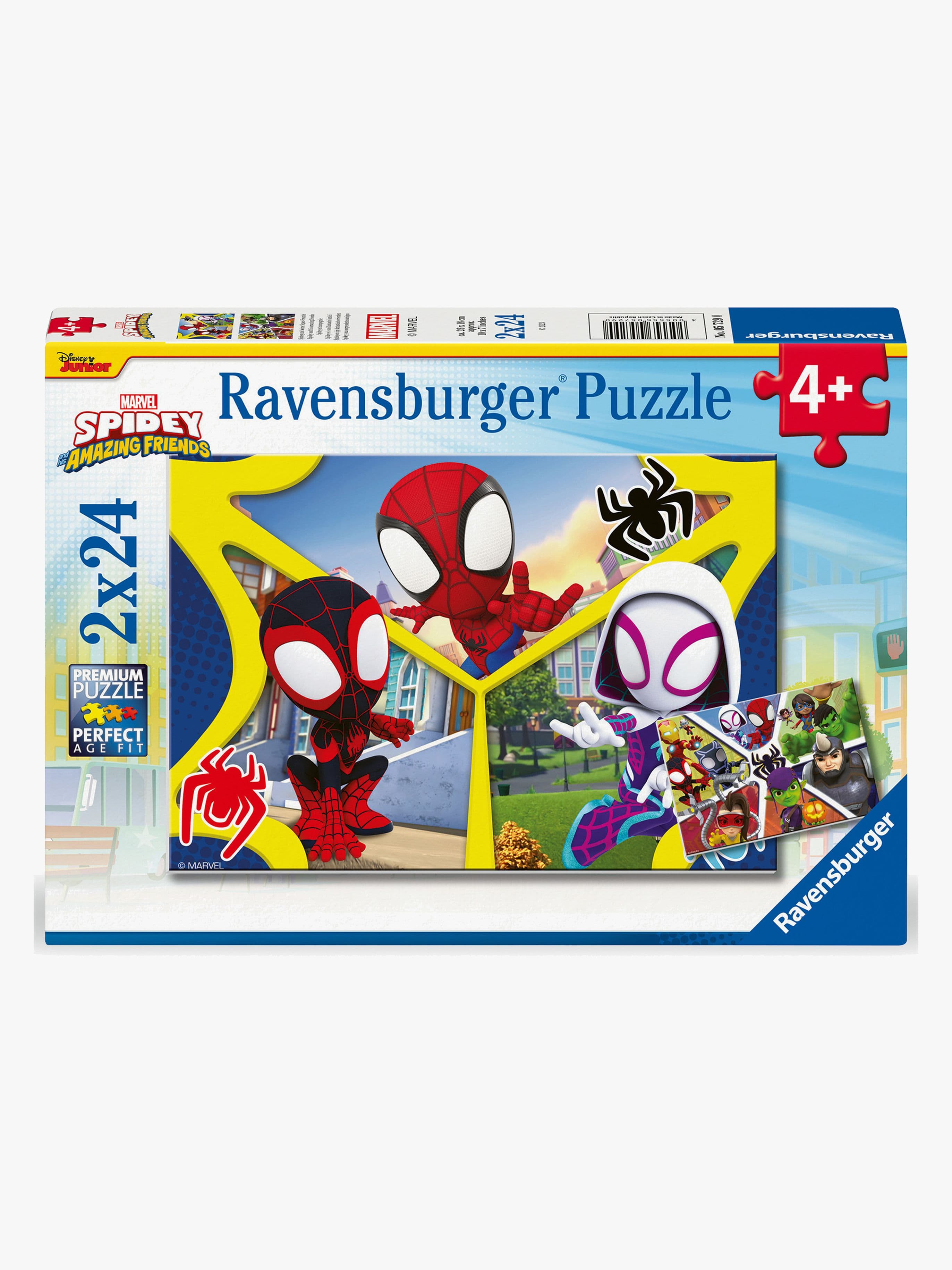 Ravensburger Spidey and His Amazing Friends Palapelit 2x24 Palaa