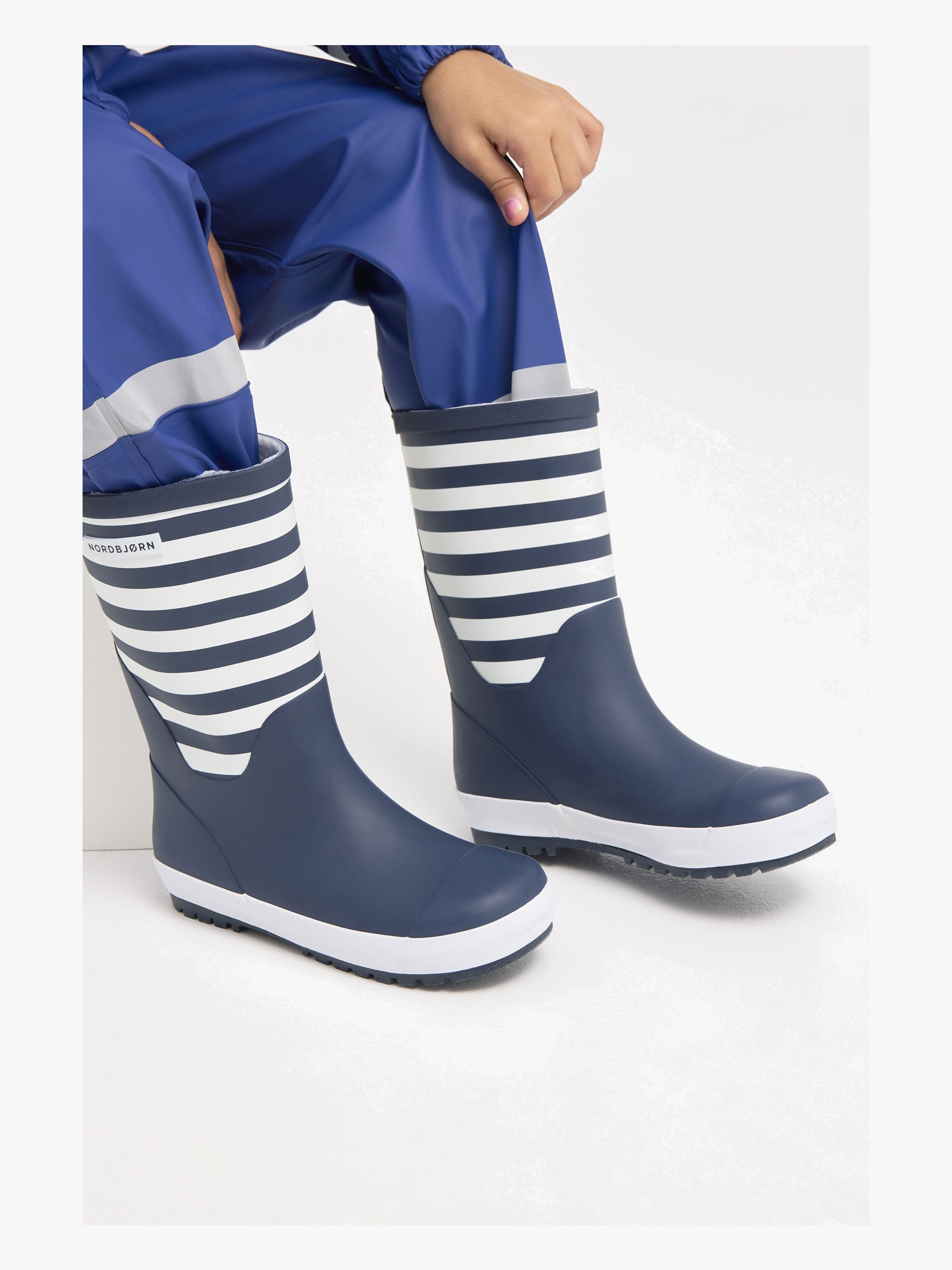 Nordbjørn Dunder Talvikumisaappaat, Navy/White, 24