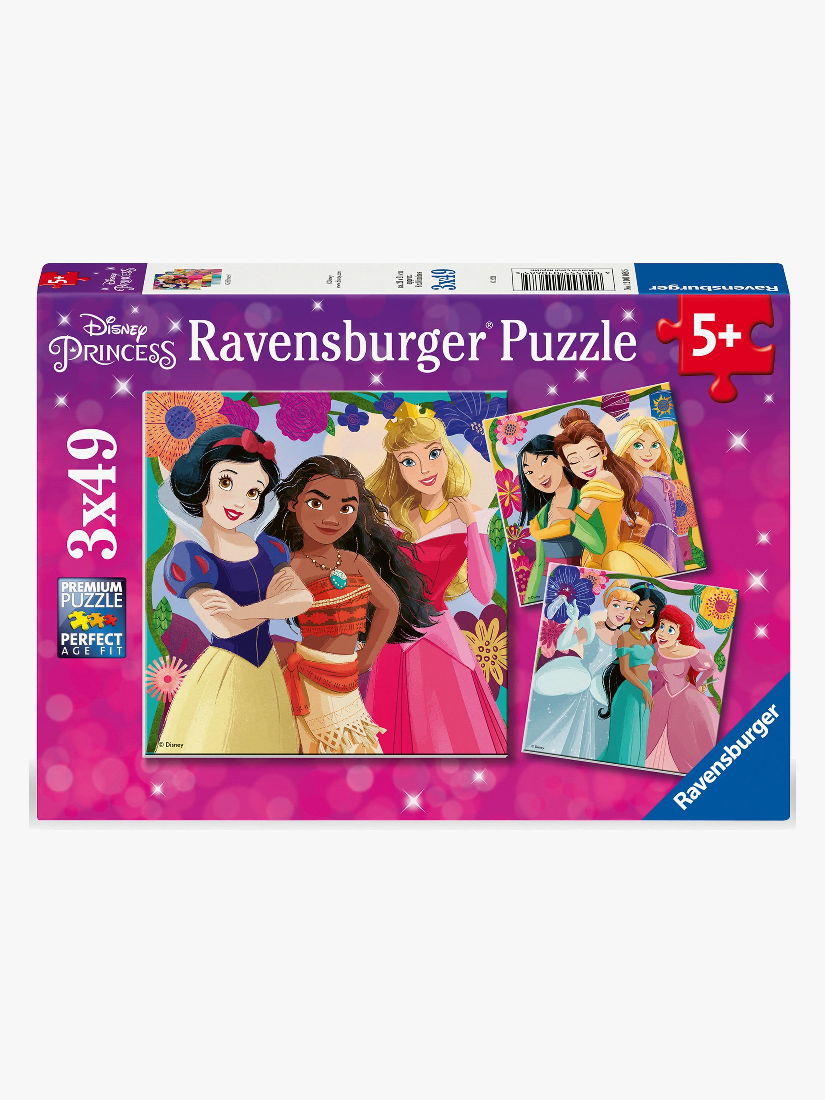 Ravensburger Disney Prinsessat Palapelit 3x49 Palaa