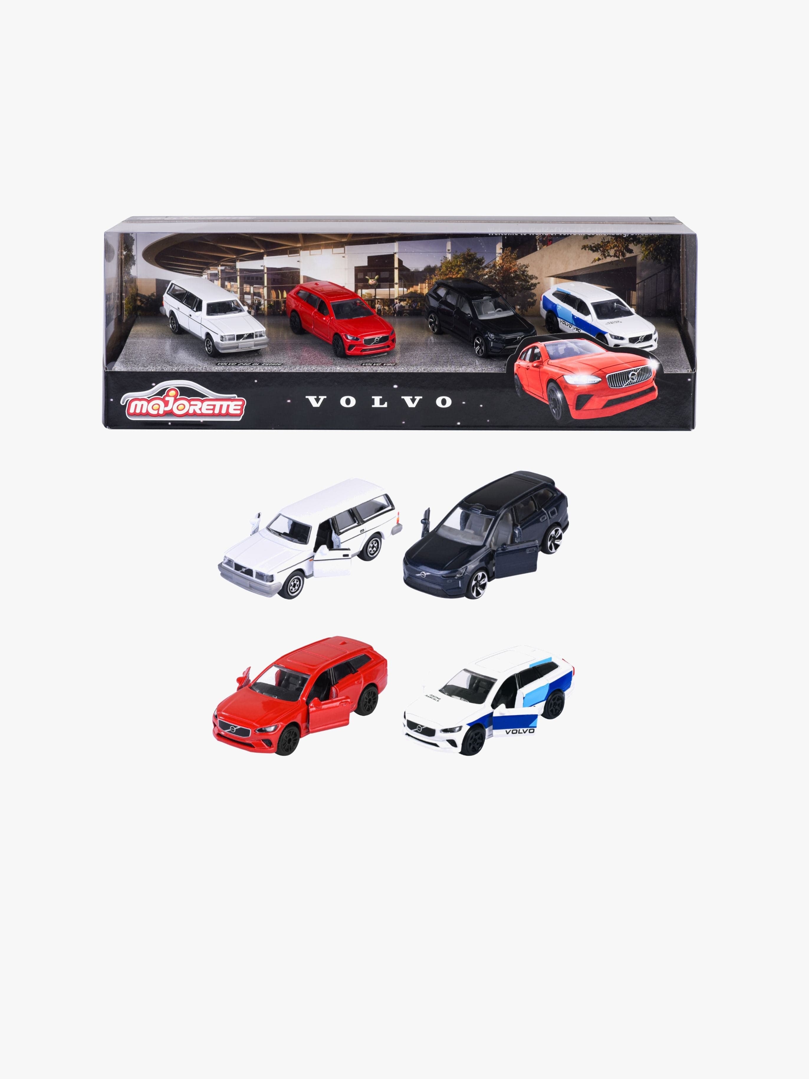 Majorette Volvo Autot Lahjapakkaus 4-pack