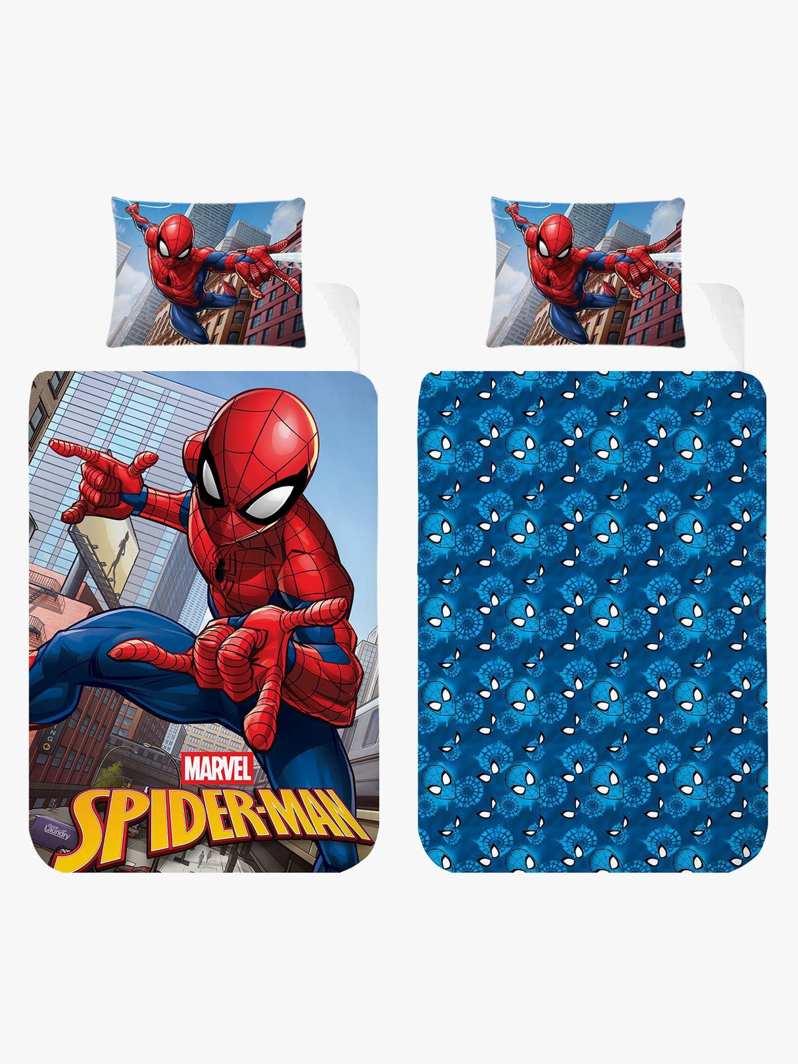 BrandMac Pussilakanasetti Spider-Man 150x210, Sininen