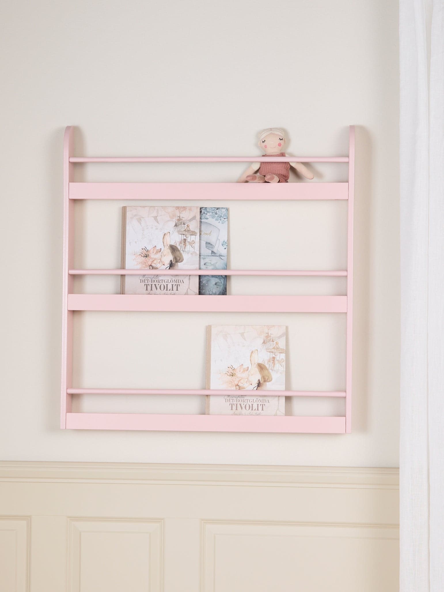 Alice & Fox ASPEN Seinähylly, Vaaleanpunainen