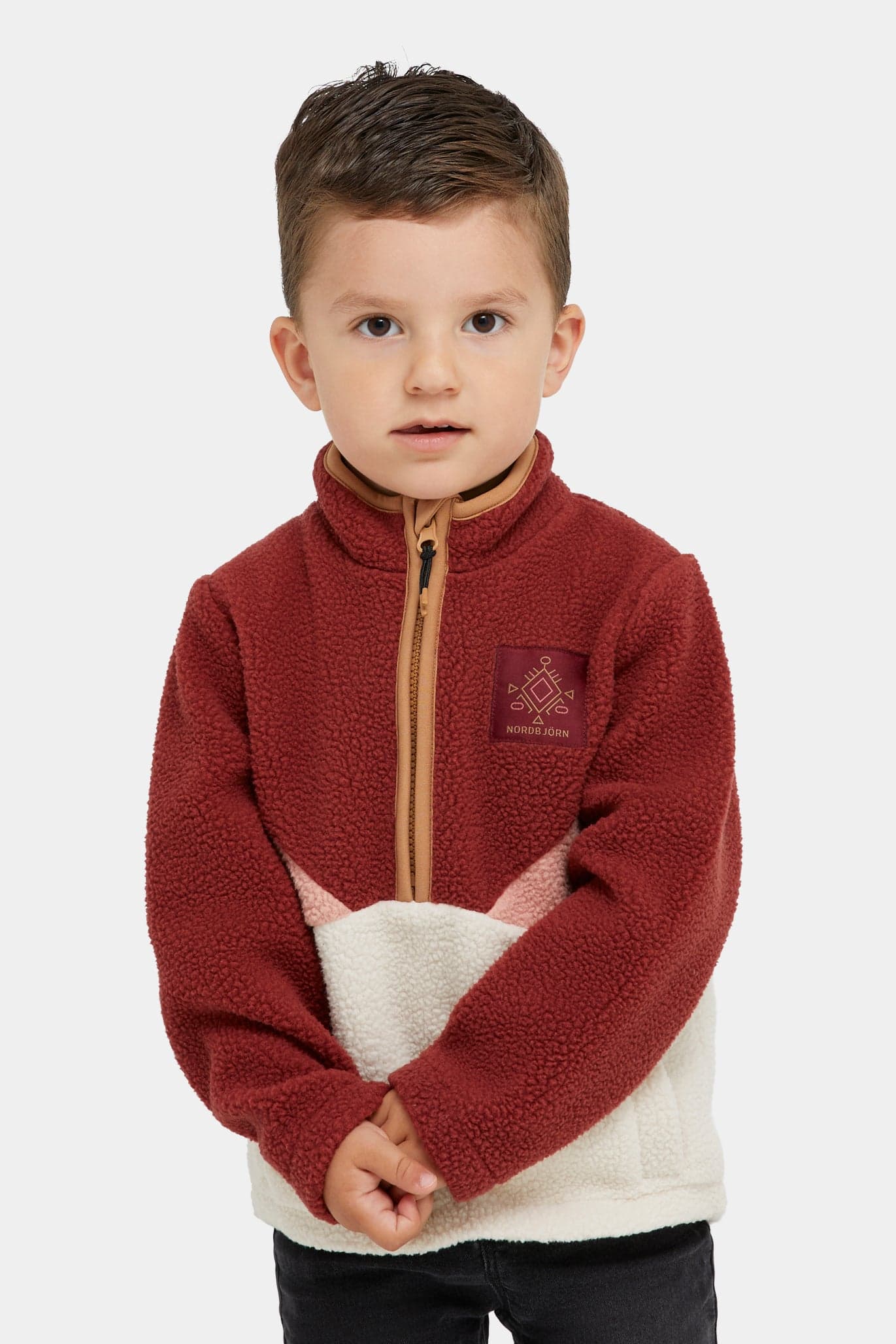 Nordbjörn Rydal Teddytakki, Madder Brown/Rose Dawn/Oatmeal, 98-104