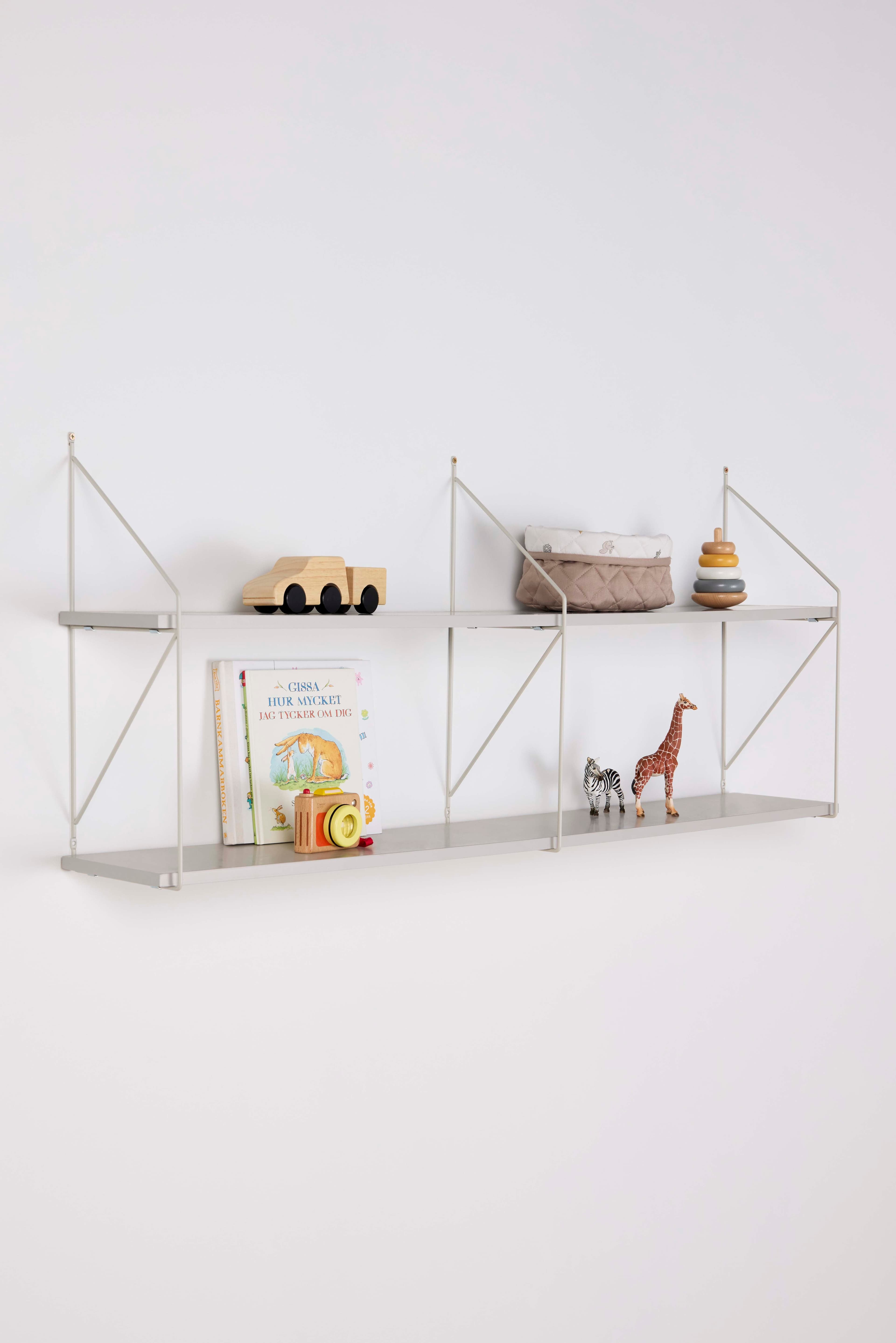 Alice & Fox BONNIE Seinähylly 120 cm, Greige