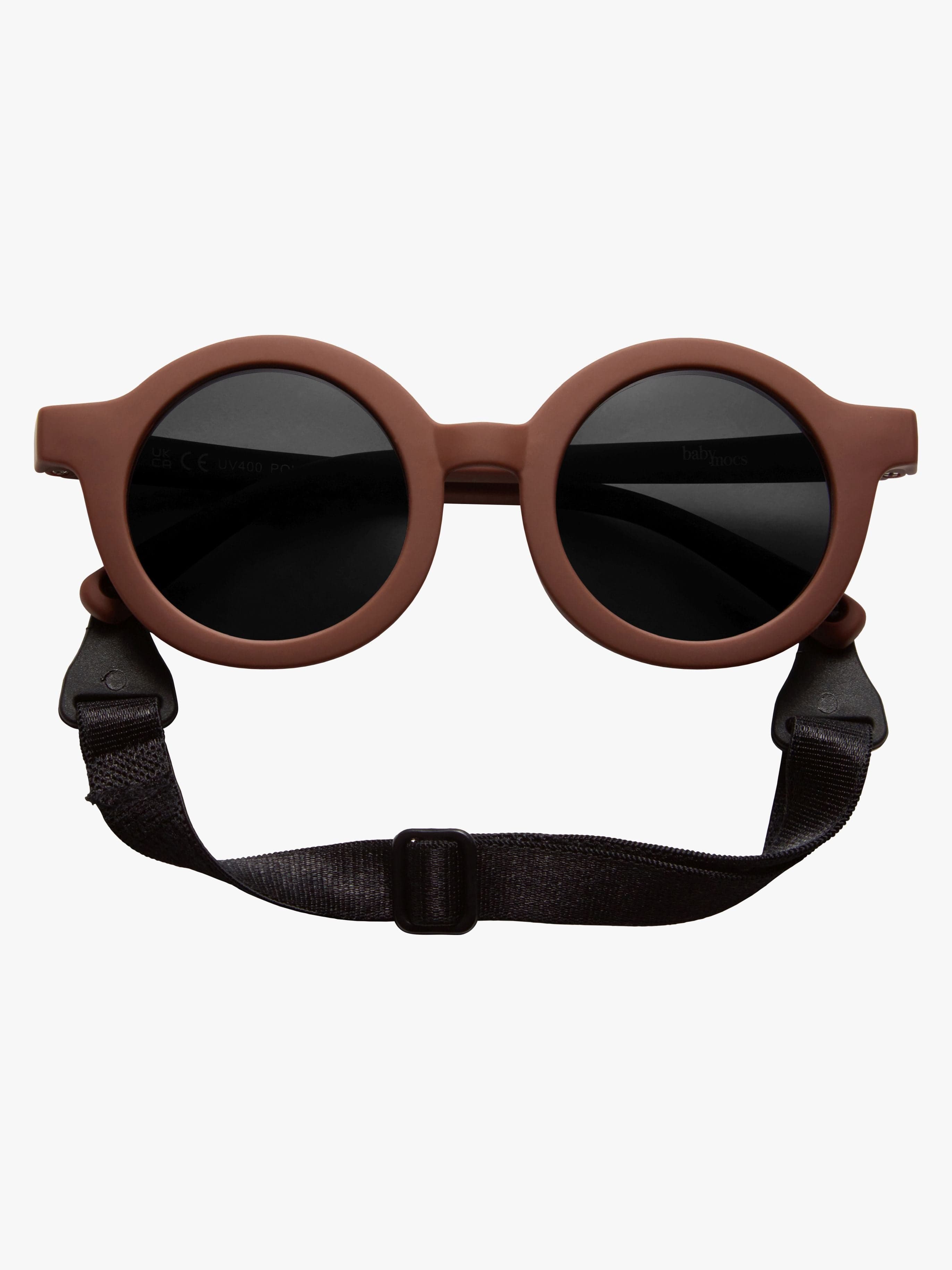 BabyMocs Signature Soft Taivutettavat Aurinkolasit, Ruskea, 1,5-8 vuotta