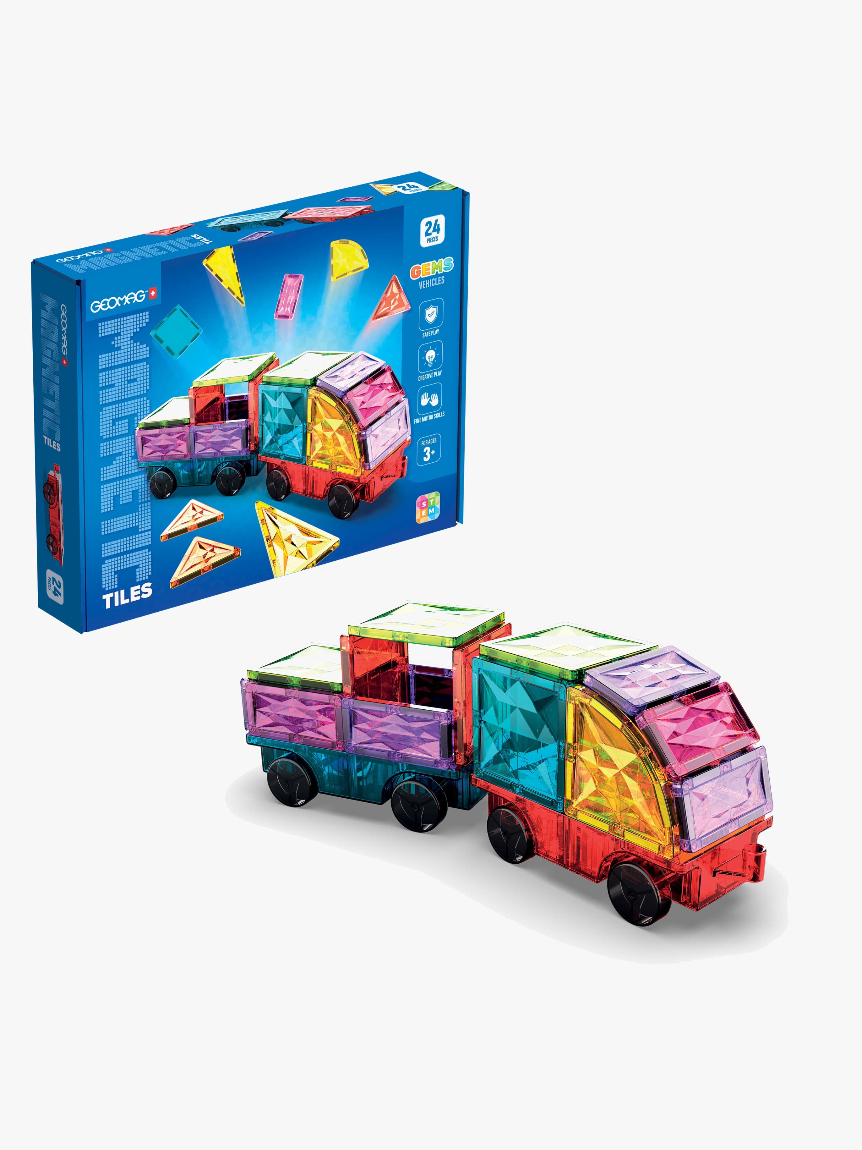 Geomag Magneettinen Rakennussarja Ajoneuvo 24 Osaa