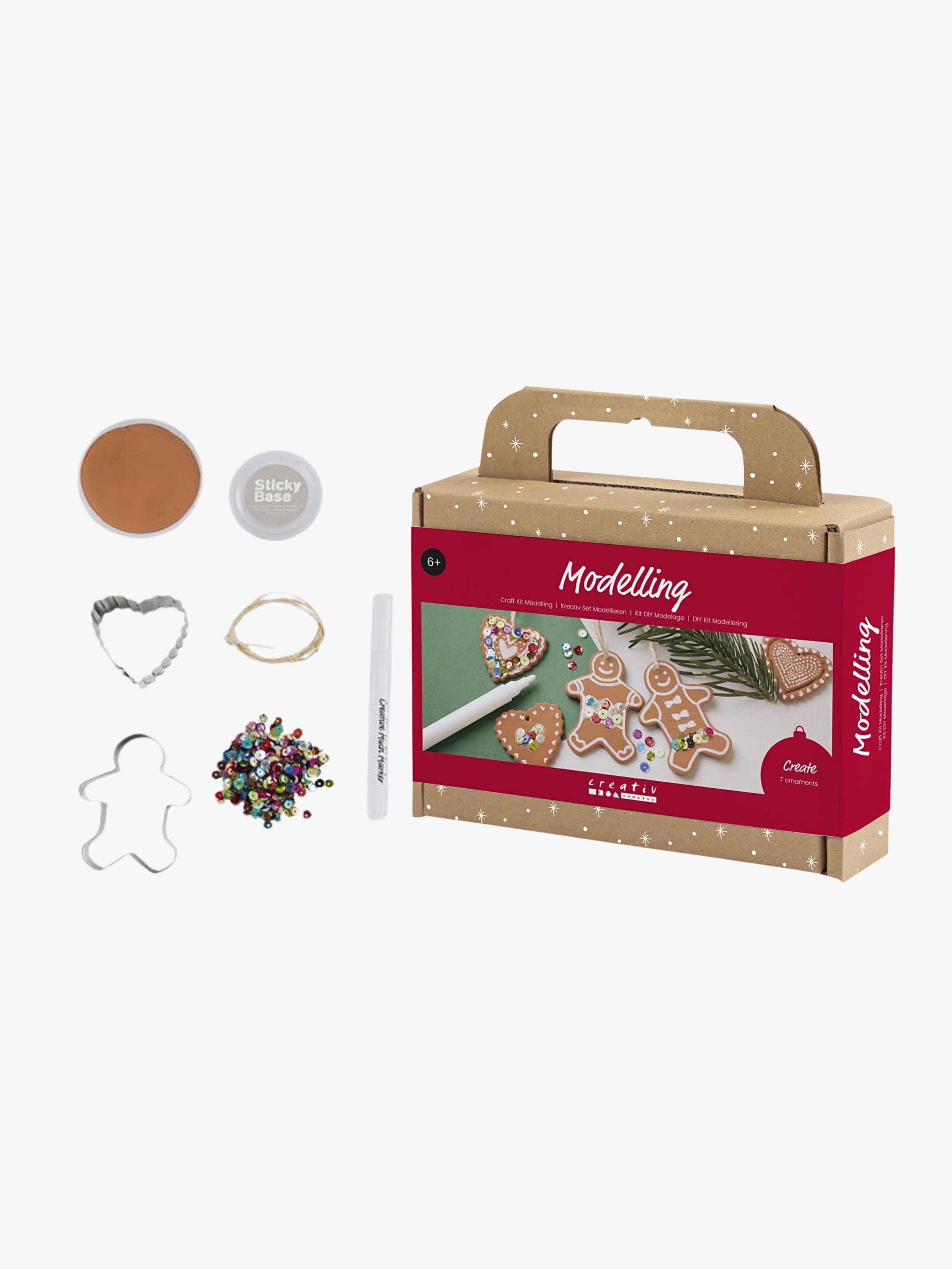 Creativ Company DIY Askartelusetti Muovailuvaha Piparkakkuhahmot