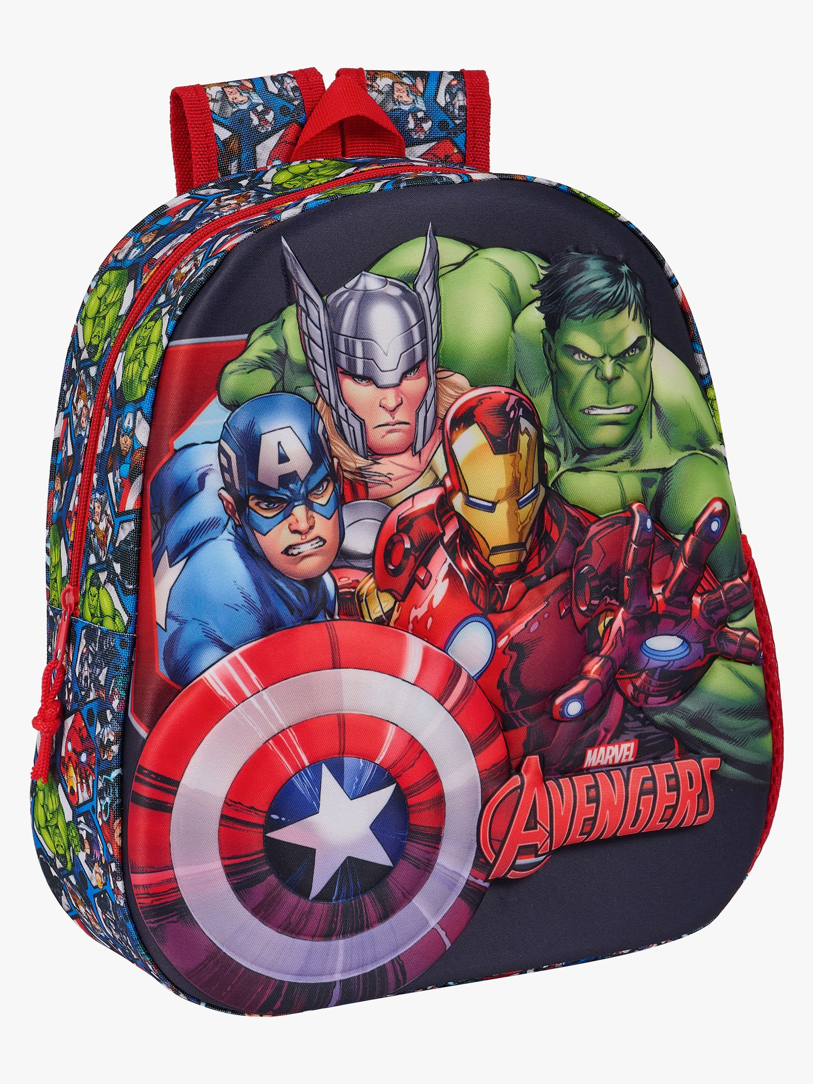 Marvel Avengers 3D Reppu 8.5L, Musta/Punainen
