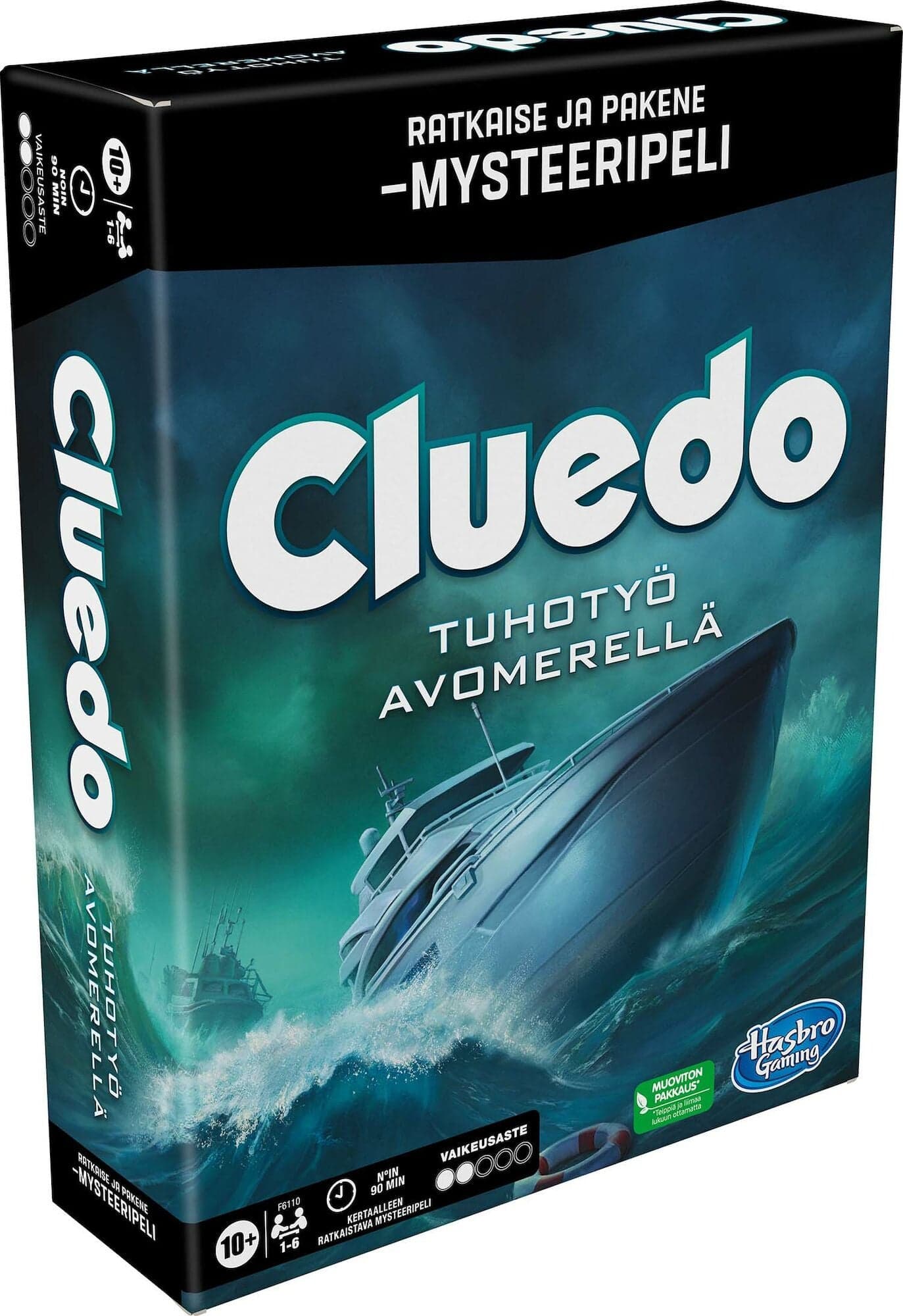 Hasbro Cluedo Tuhotyö Avomerellä Lautapeli