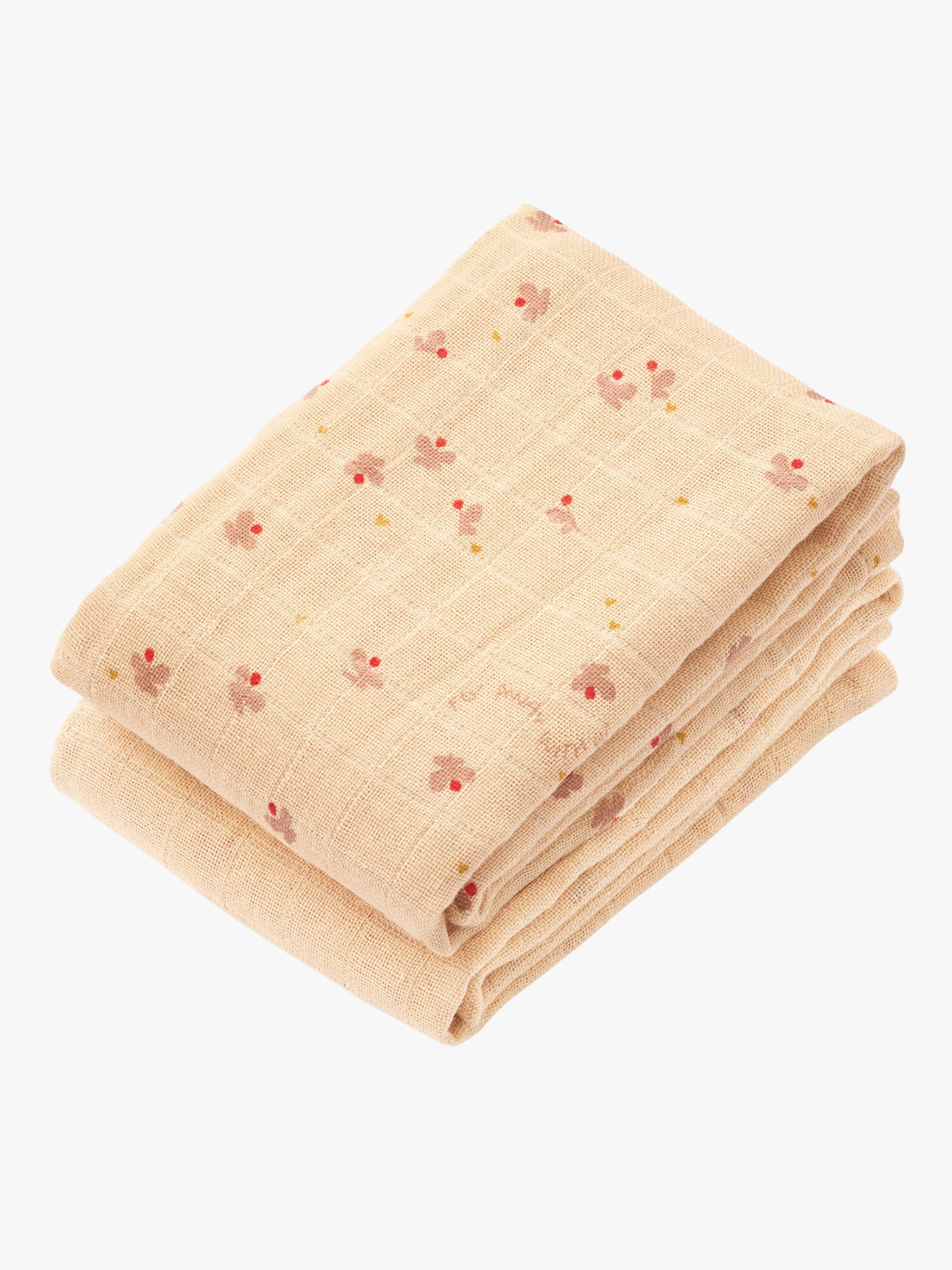 LIEWOOD Lewis Musliiniviltti 2-pack, Butterfly/Apple Blossom Mix