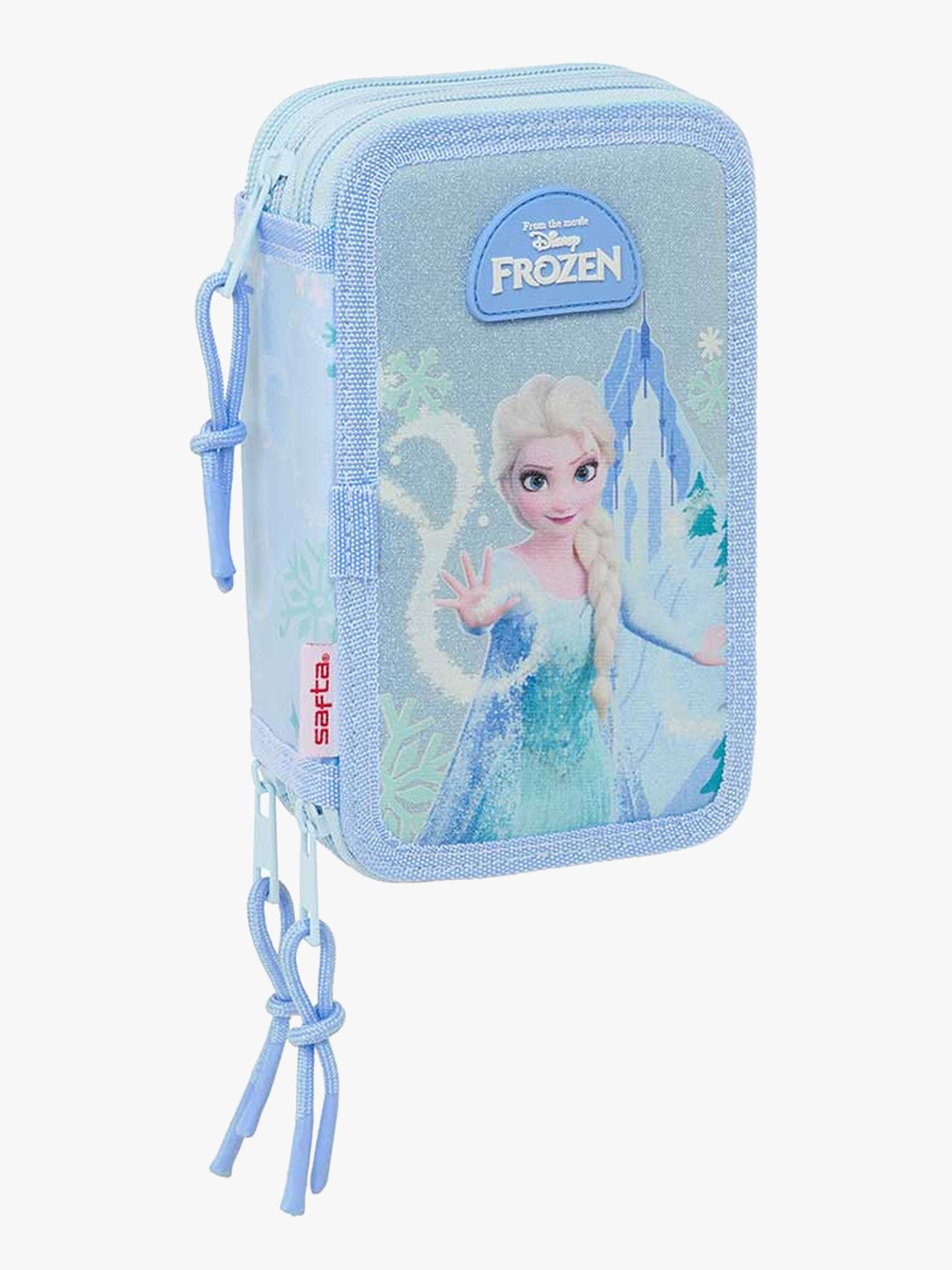 Disney Frozen Täytetty Kolmilokeroinen Penaali 37 Osaa, Violetti