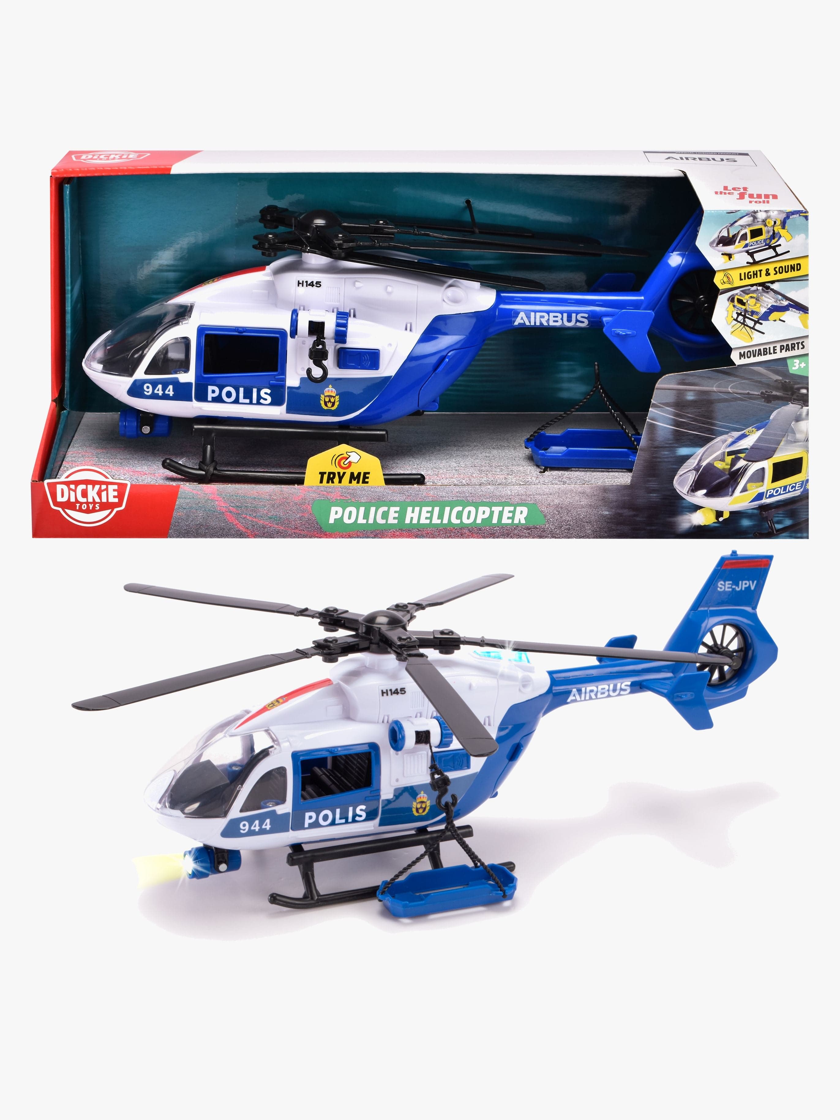Dickie Toys Ruotsalainen Poliisihelikopteri