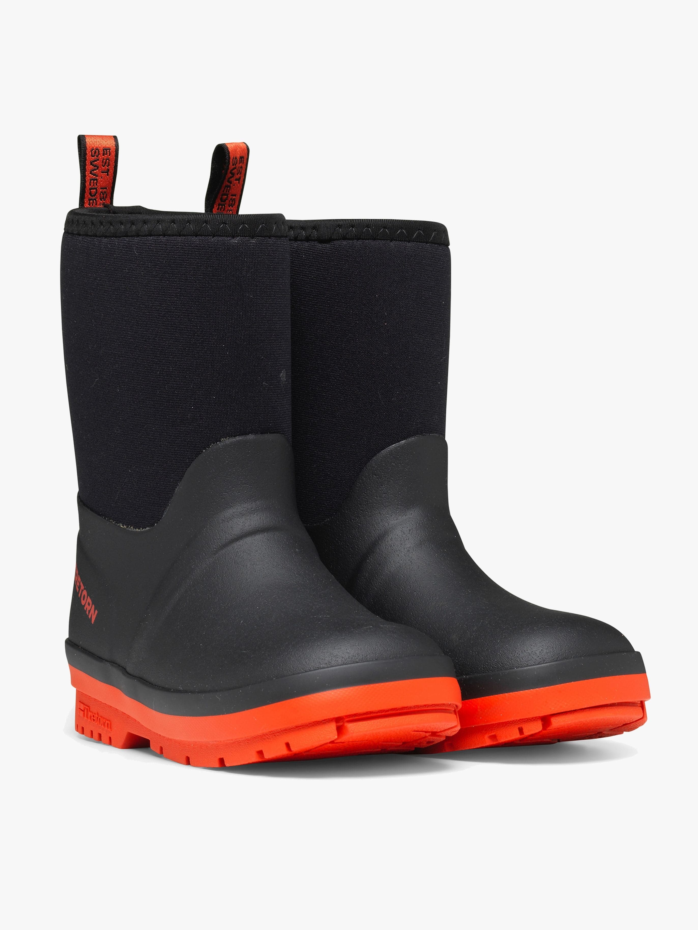 Tretorn Kuling Neoprene Talvikumisaappaat, Black/Burnt Henna, 26