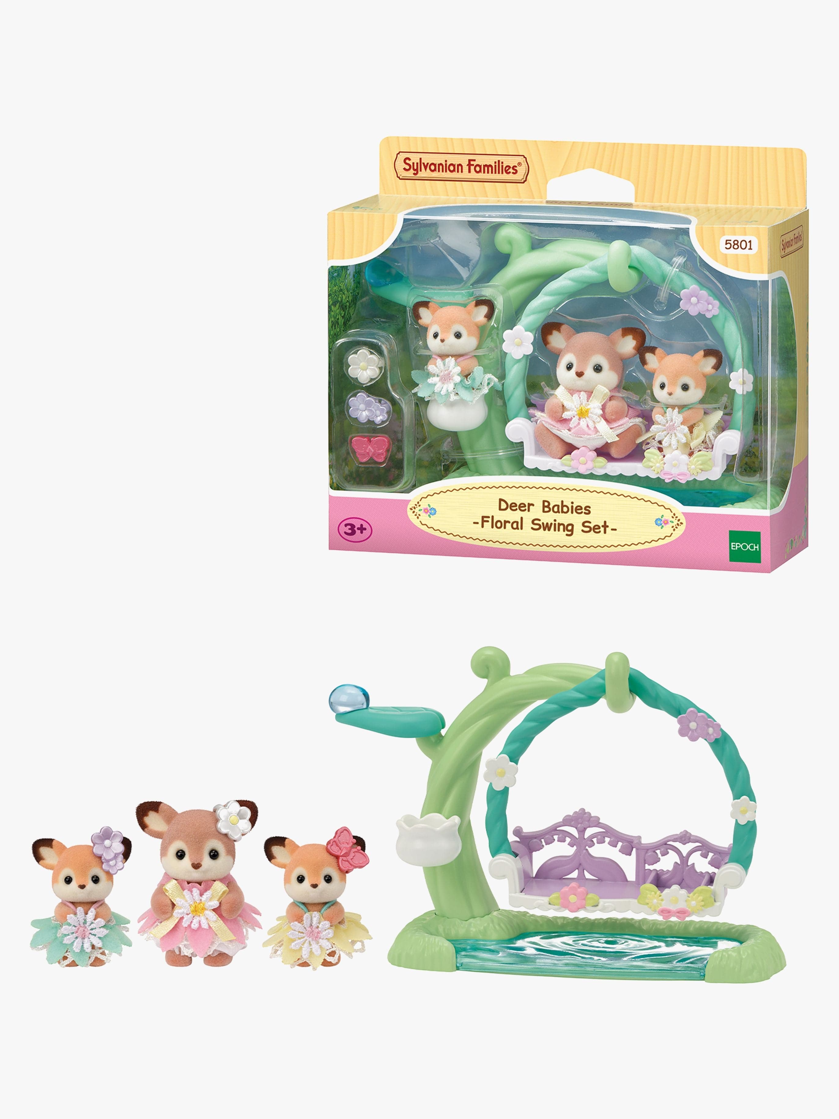 Sylvanian Families Figuurisetti Peuravauvat + Kukkakeinu