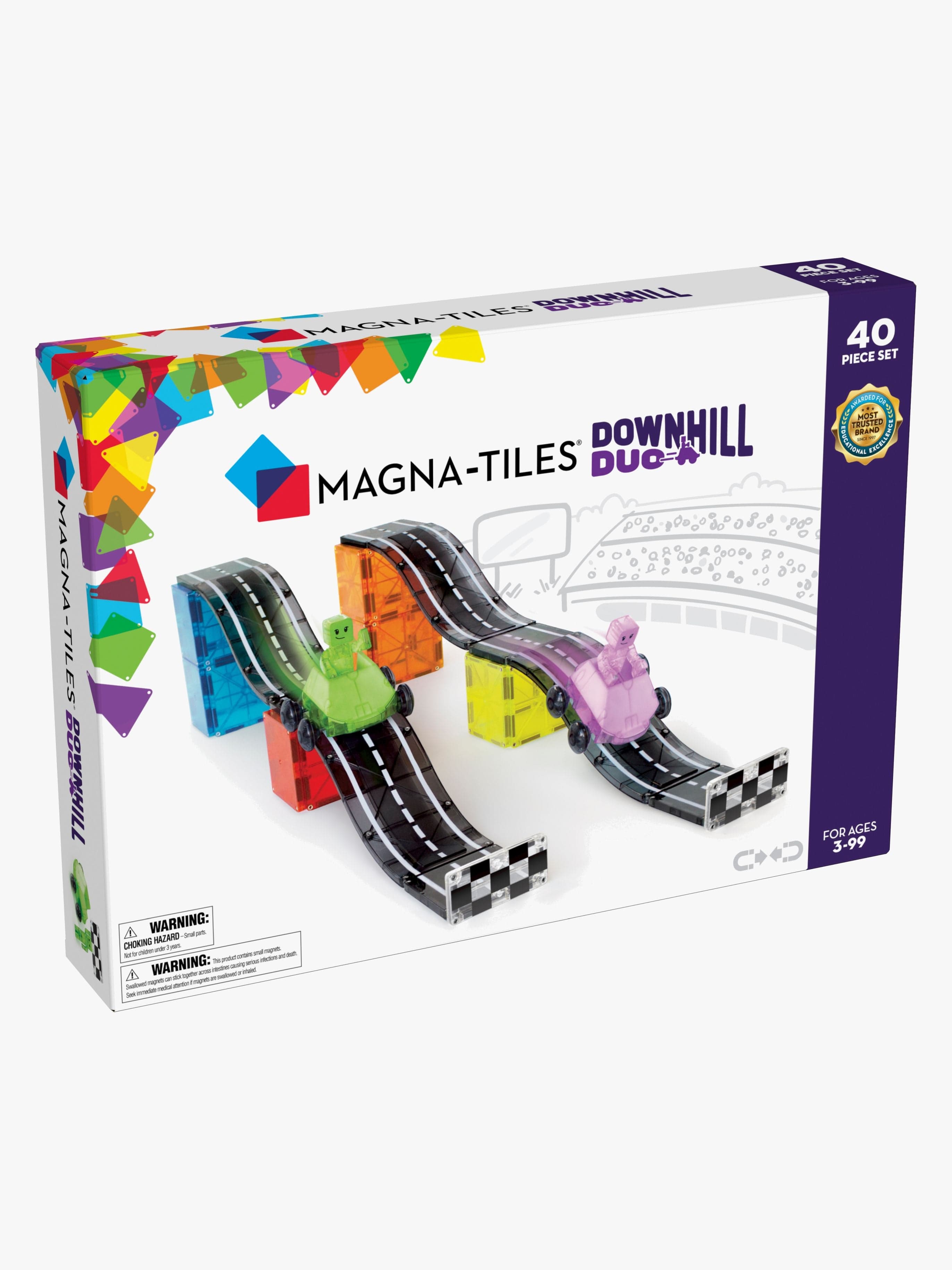 MAGNA-TILES Downhill Duo Rakennussarja 40