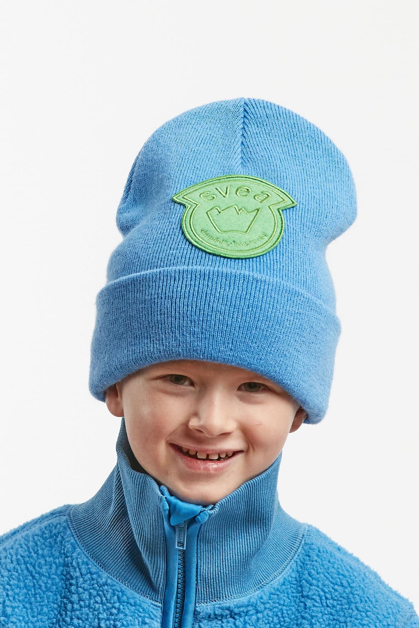 Svea Big Felt Badge Pipo, Magic Blue