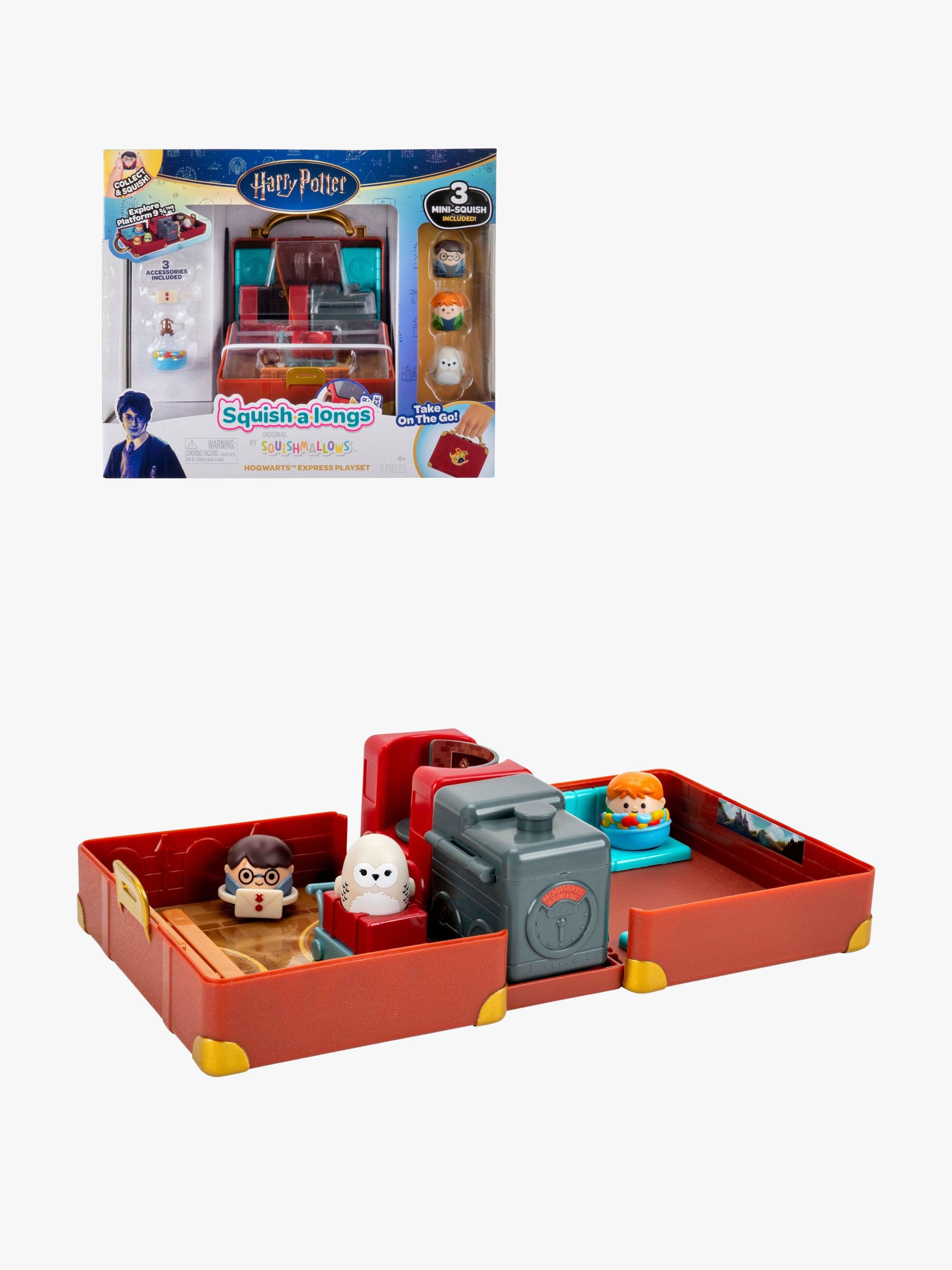 Squish-A-Longs Harry Potter Pehmolelu Salkku 6-pack