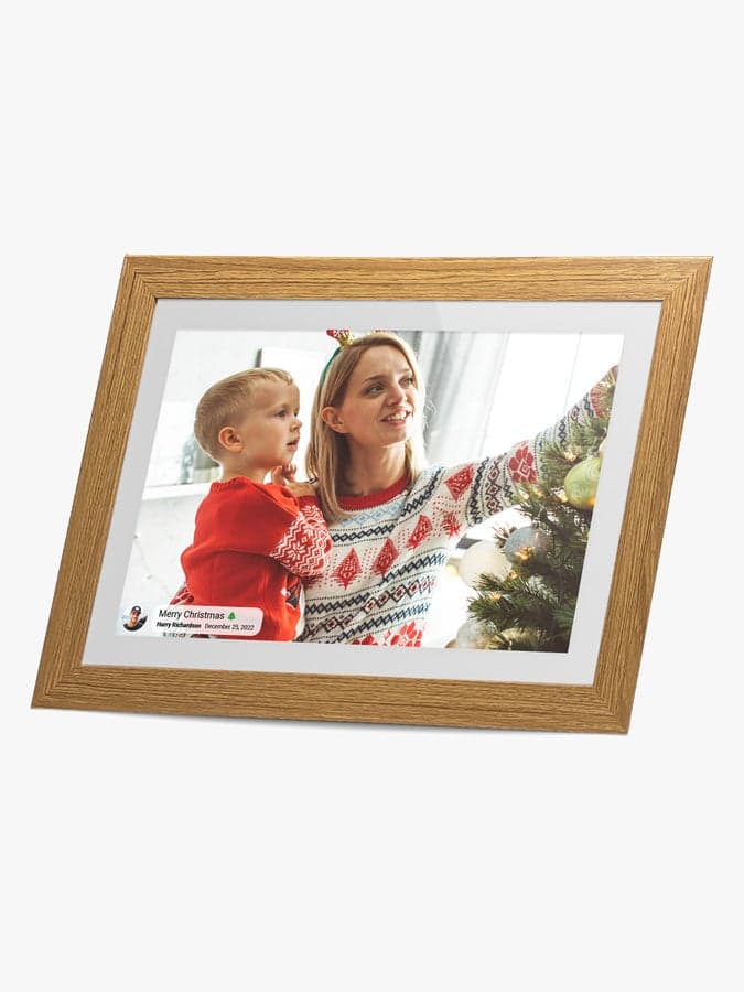 Lippa Frameo Digitaalinen Valokuvakehys 10", Wood