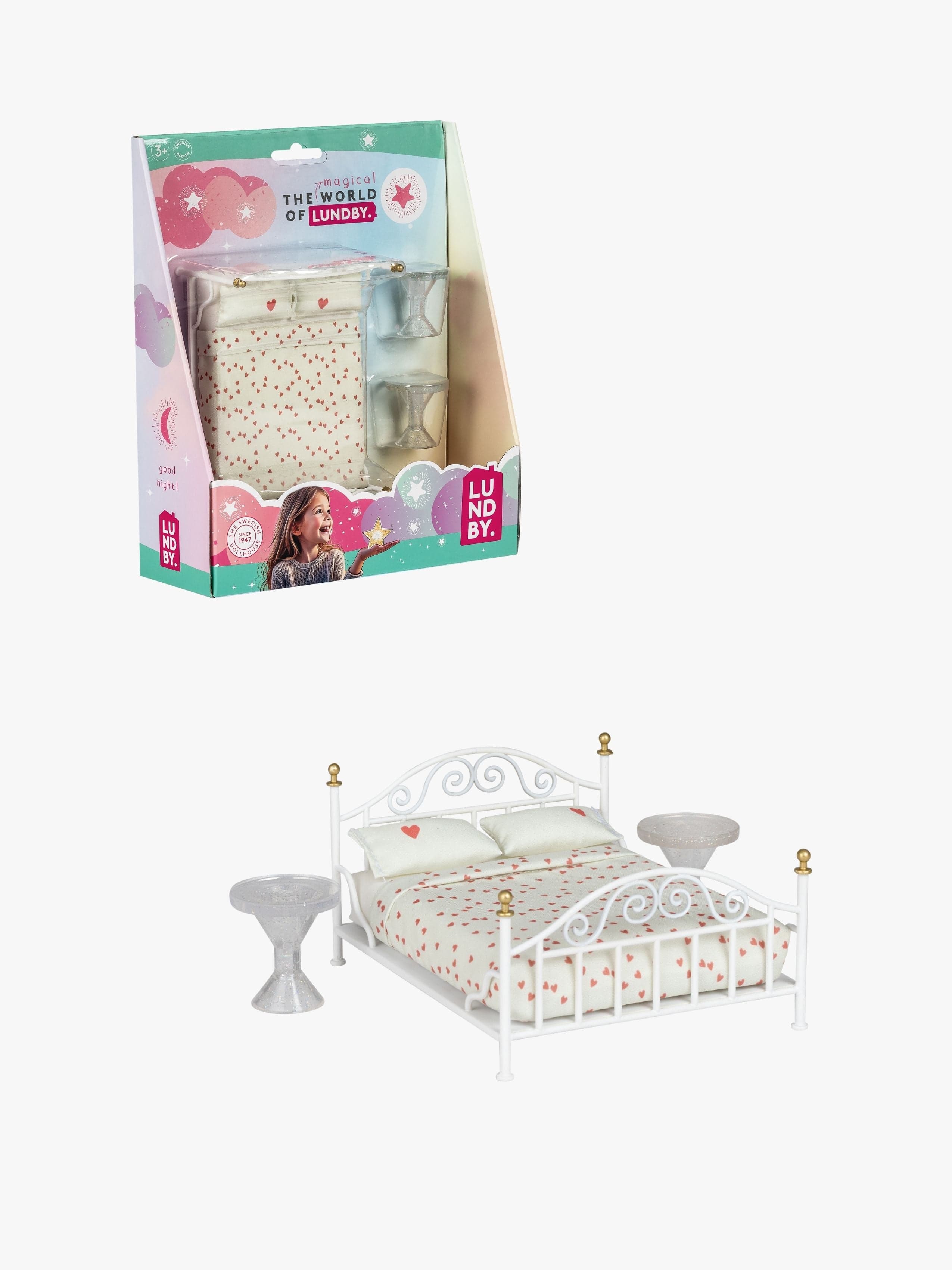 Lundby Nukkekodin Tarvikkeet Sänky Klassinen