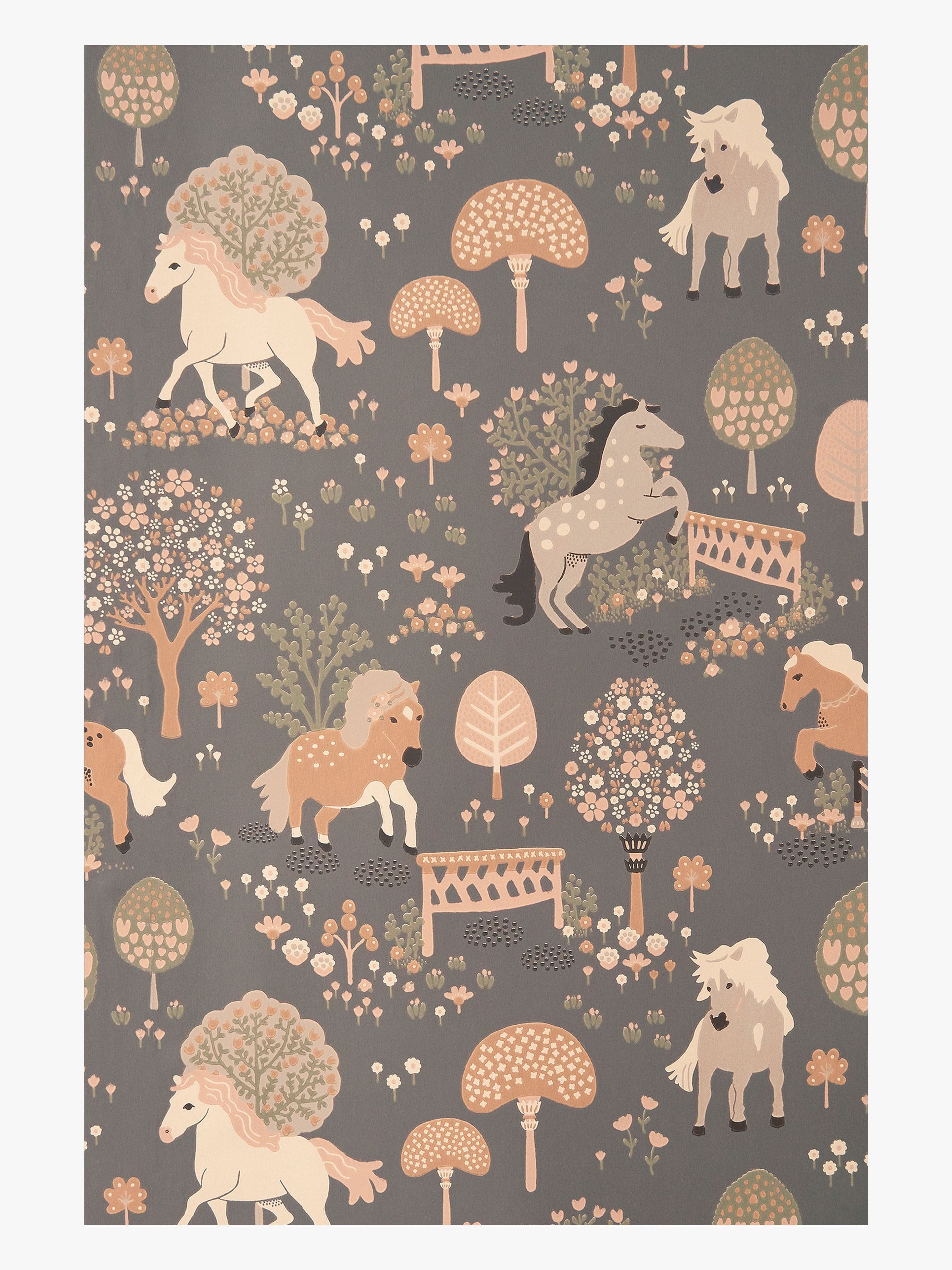 Majvillan Tapetti My Sweet Pony, Midnight Blue