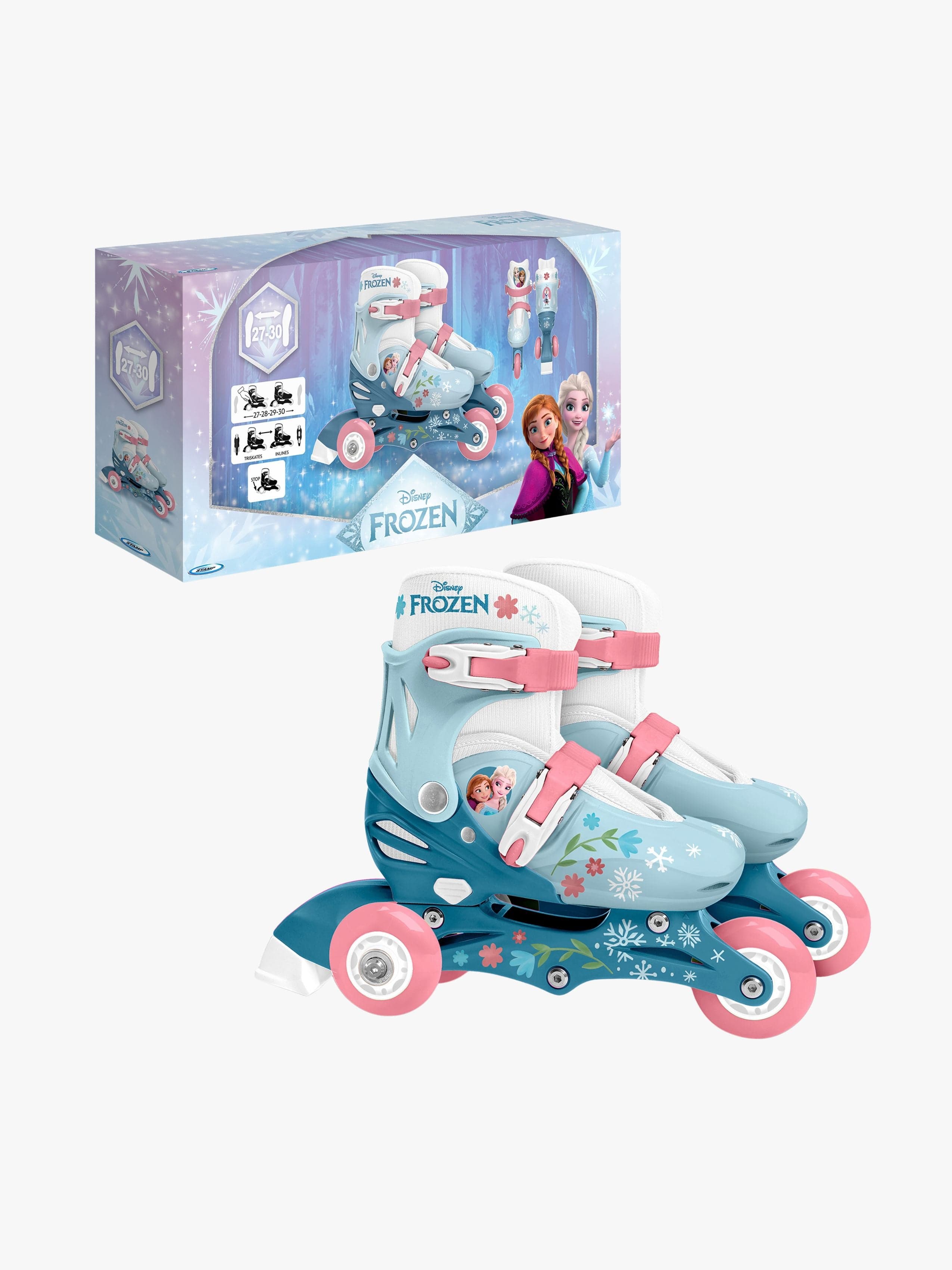 Disney Frozen 2-in-1 Rullaluistimet Koko 27-30