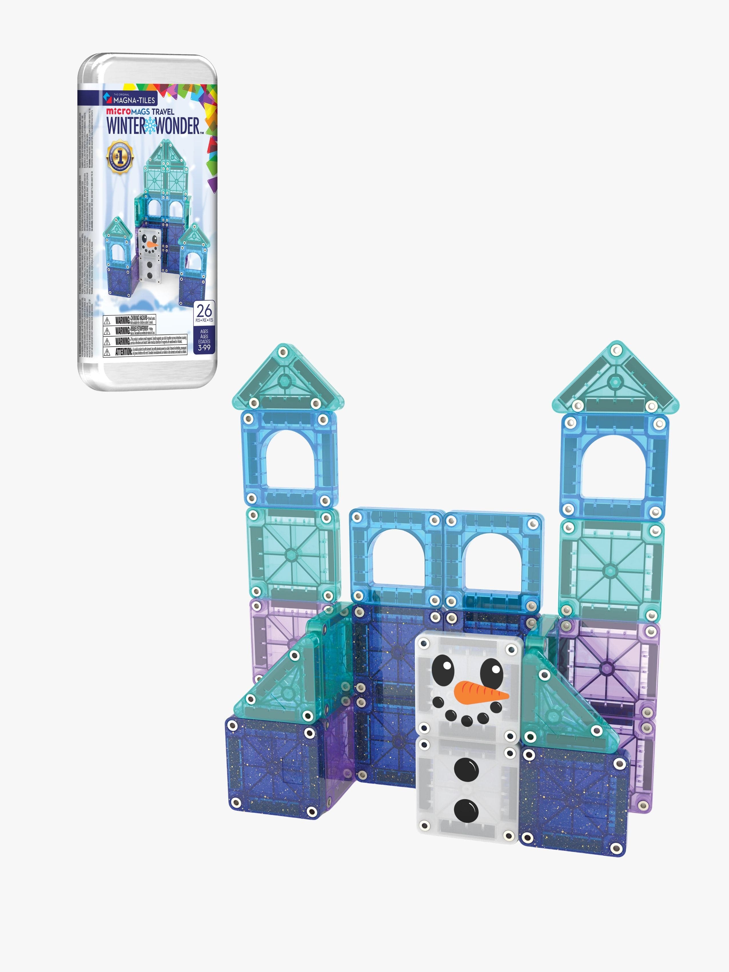 MAGNA-TILES Travel Winter Wonderland Rakennussarja