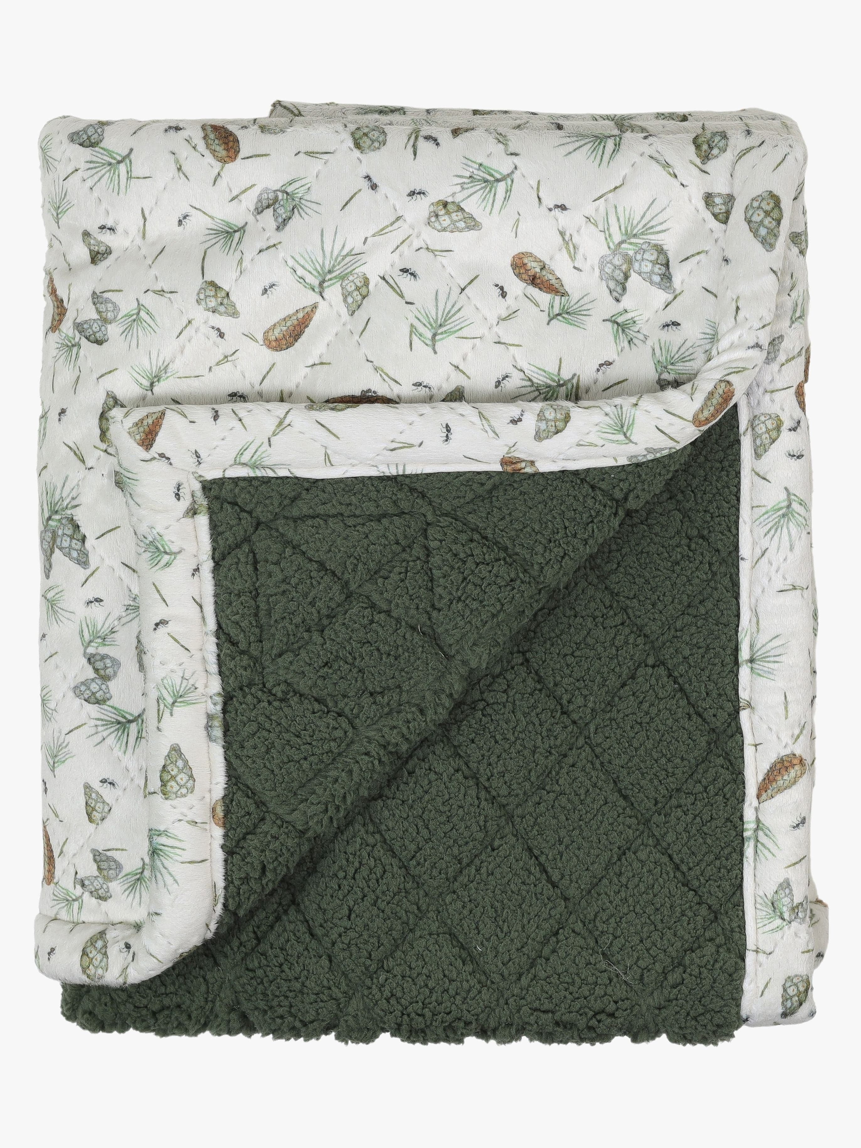 Elsa Beskow Tomtebobarnen Tikattu Viltti, Vihreä