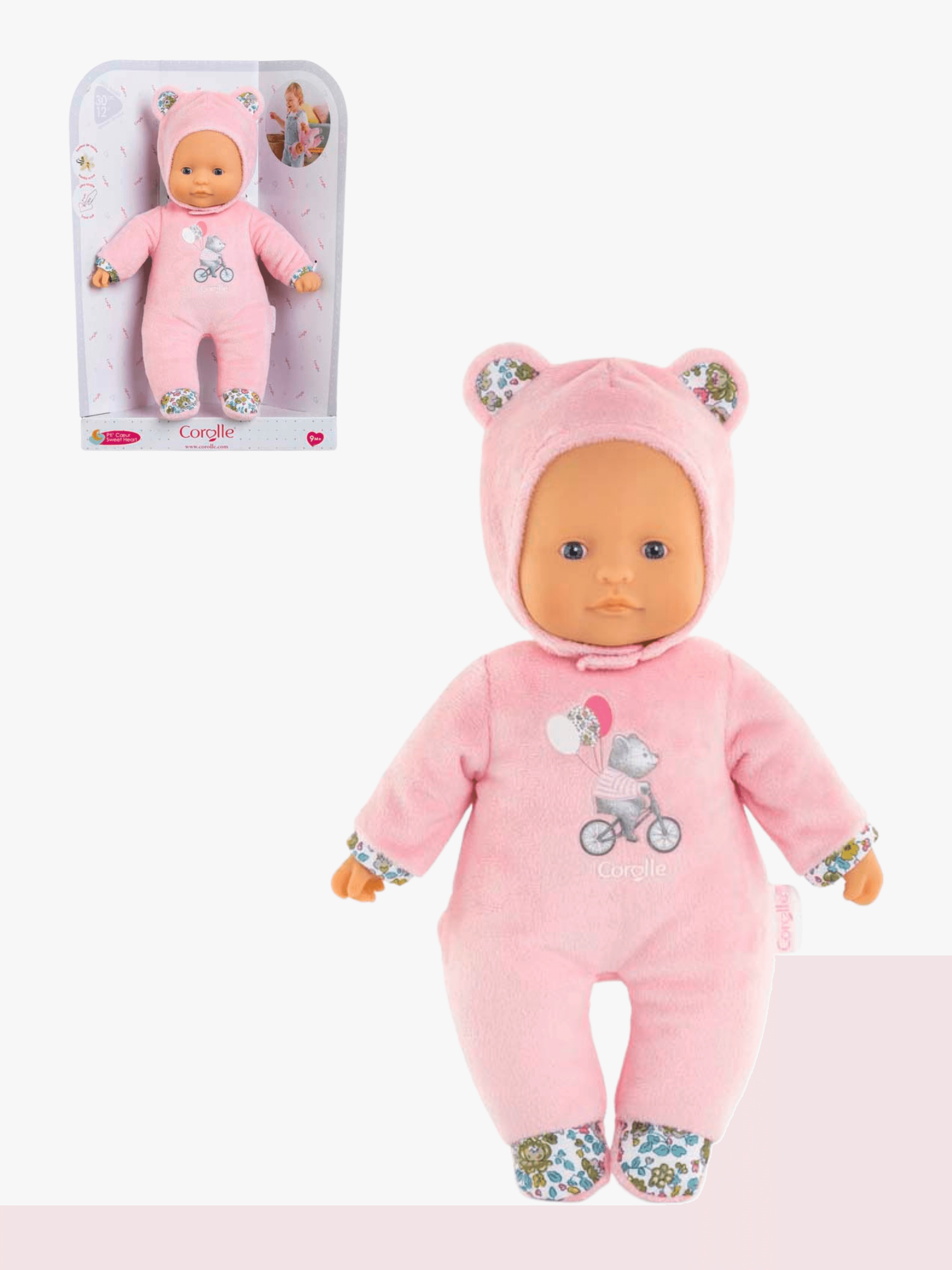 Corolle Sweet Heart Nalle, Vaaleanpunainen