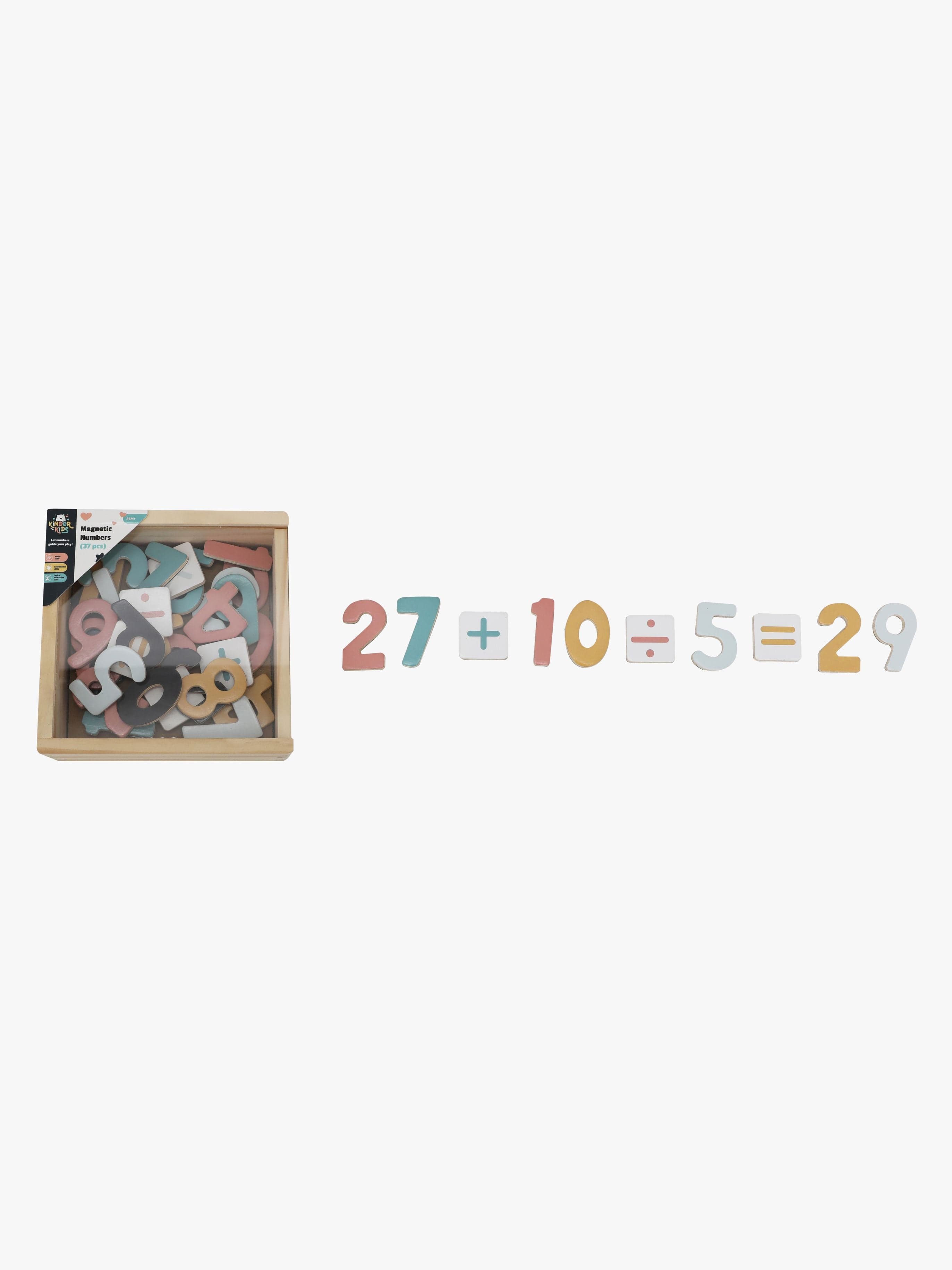 Kinder and Kids Magneettinumerot 37 Kpl