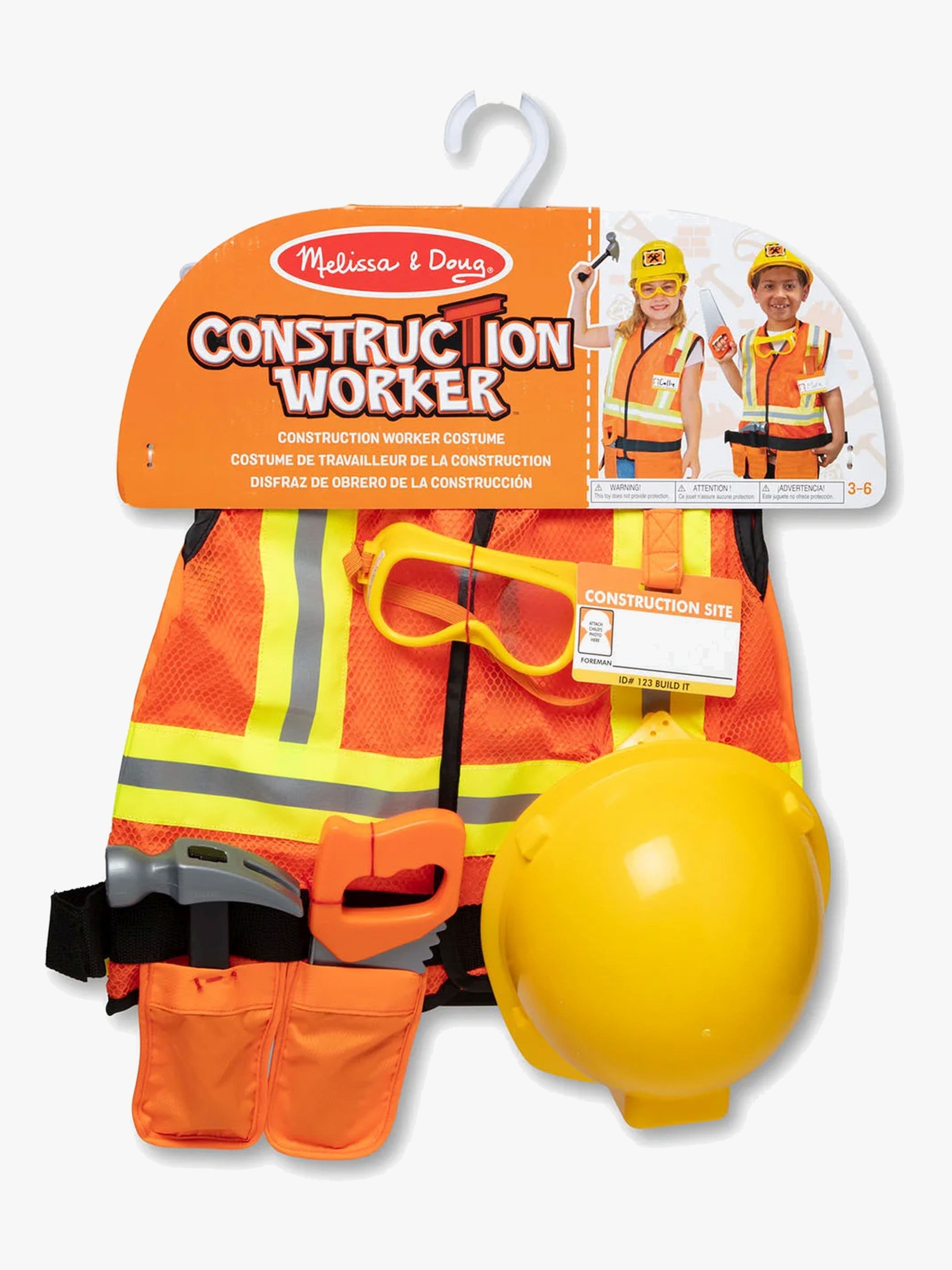 Melissa & Doug Naamiaisasu Rakennustyöntekijä 3-6 Vuotta