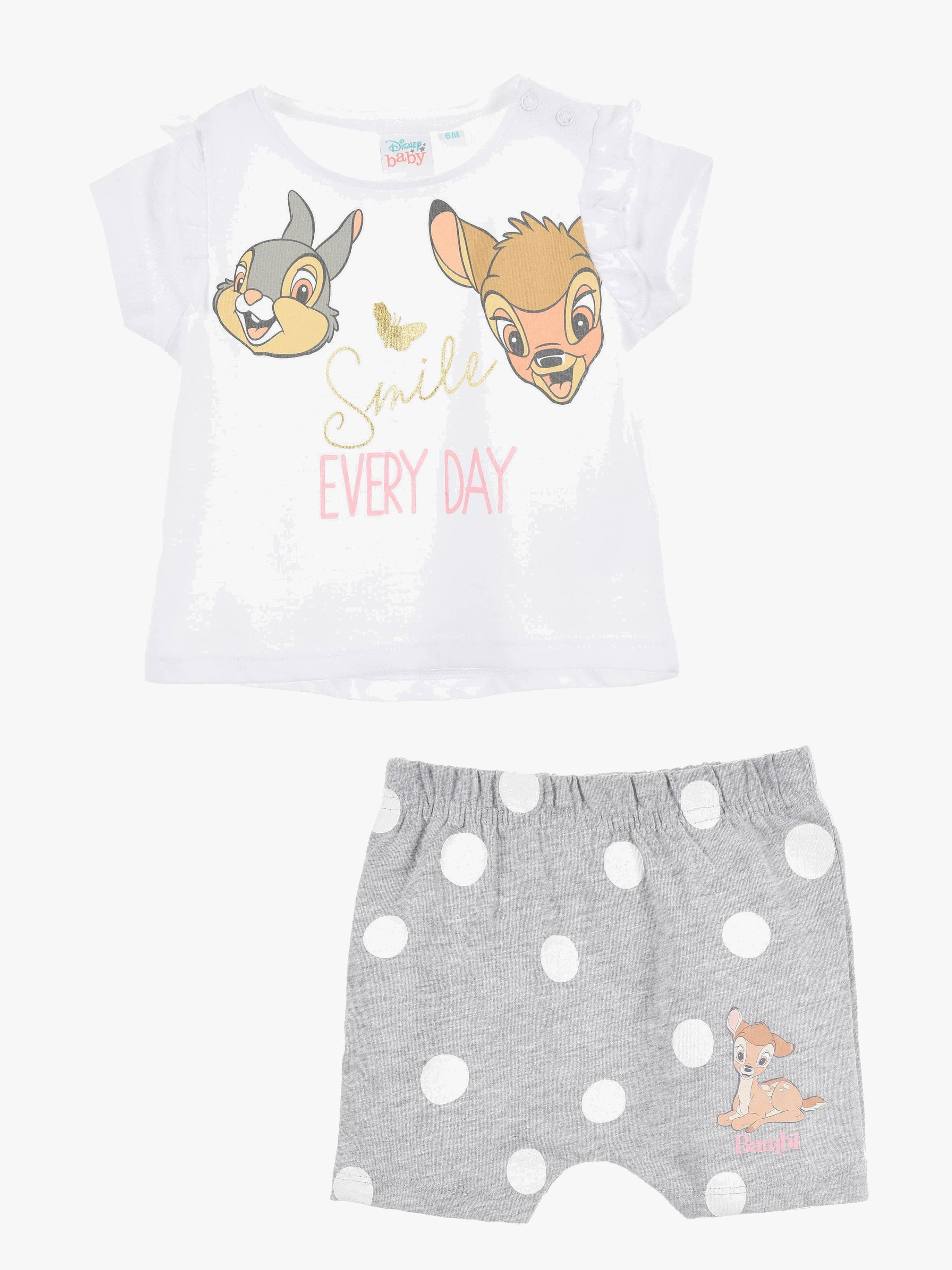 Disney Classics Bambi Vaatesetti, Valkoinen, 6 kk