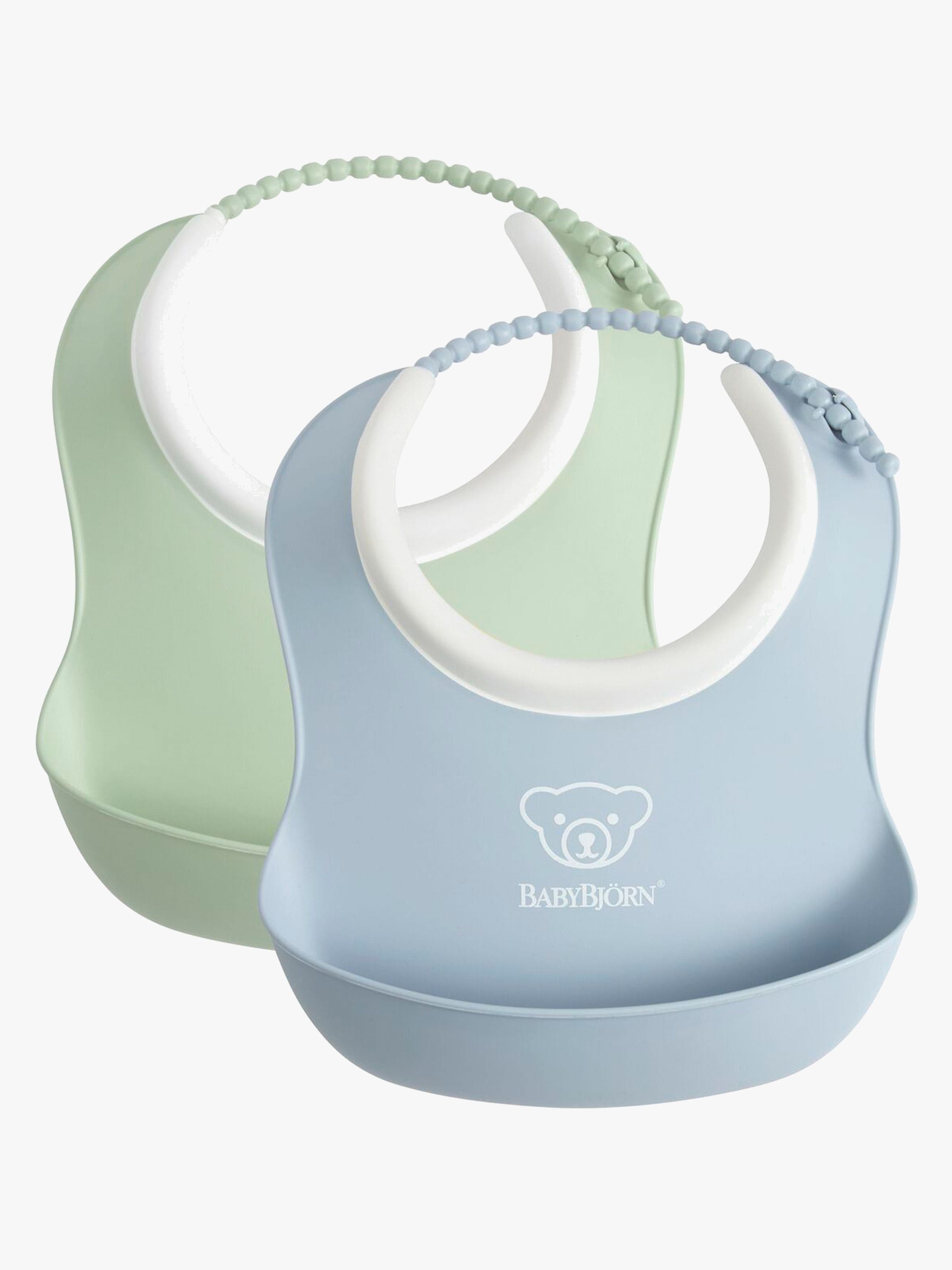 BabyBjörn Ruokalappusetti 2-Pack, Vaaleanvihreä/Vaaleansininen