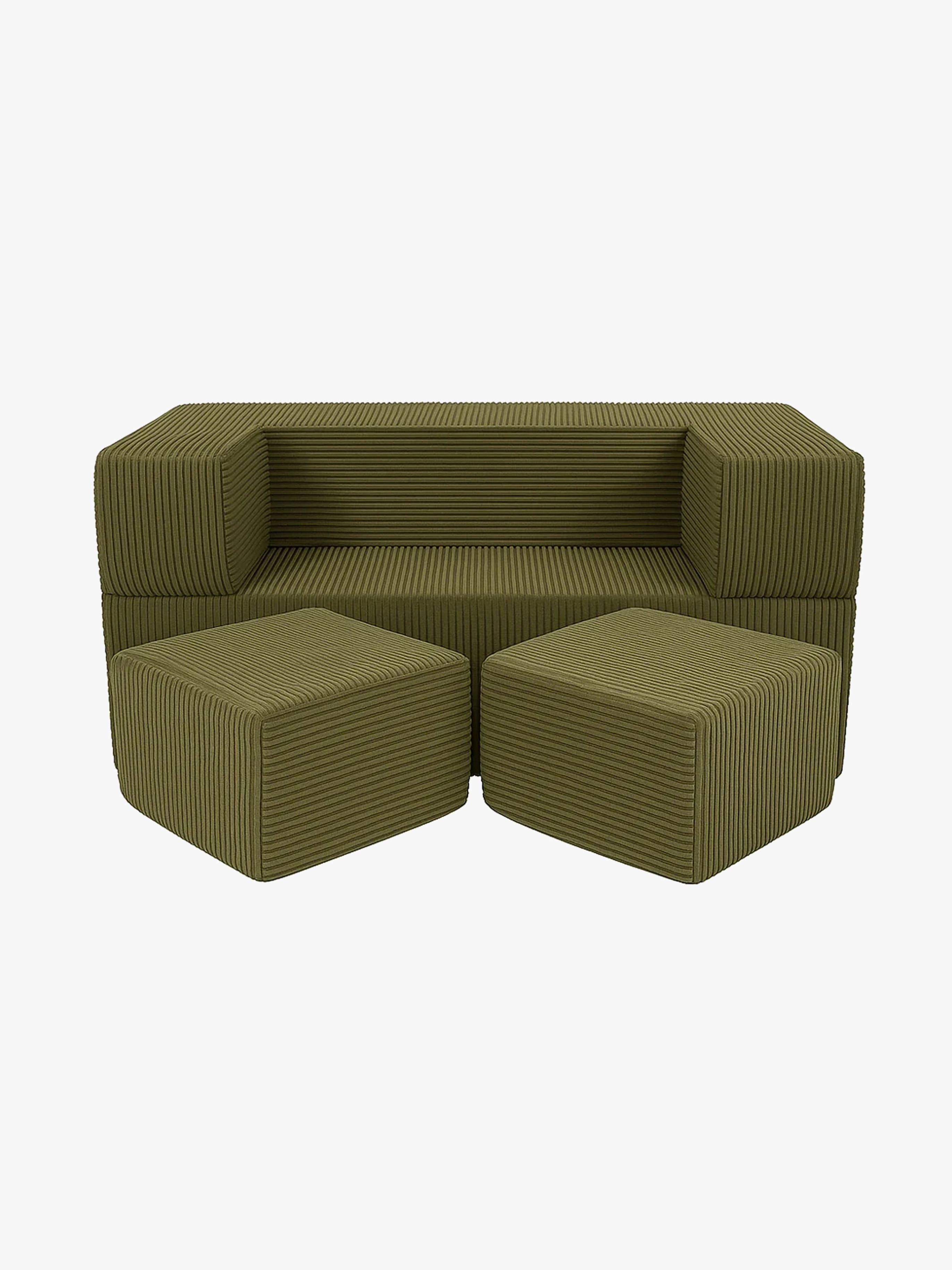 Meowbaby Aesthetic Cube Sohva, Khaki