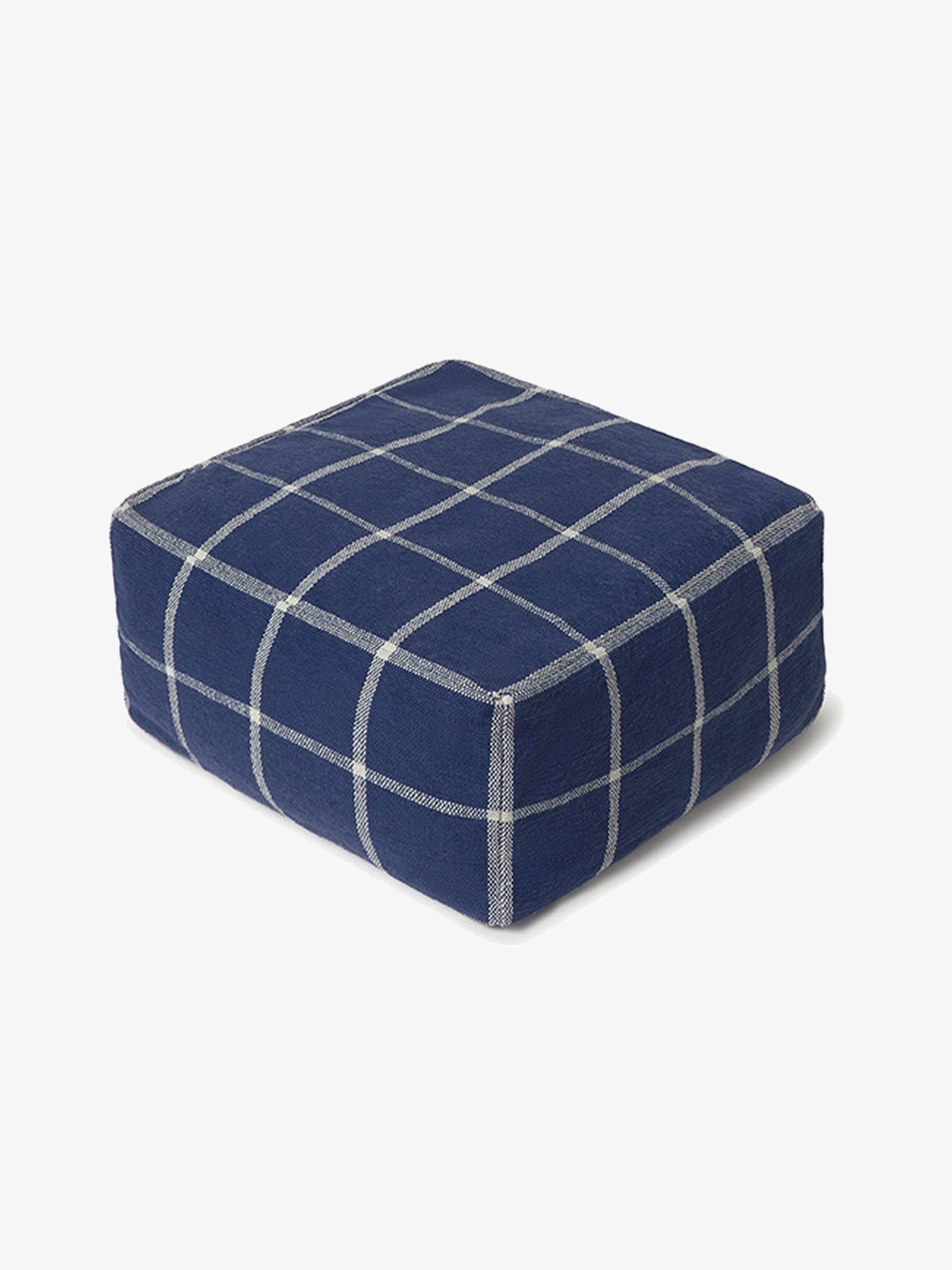 Lorena Canals Istuinpuf Geo Block, Blue