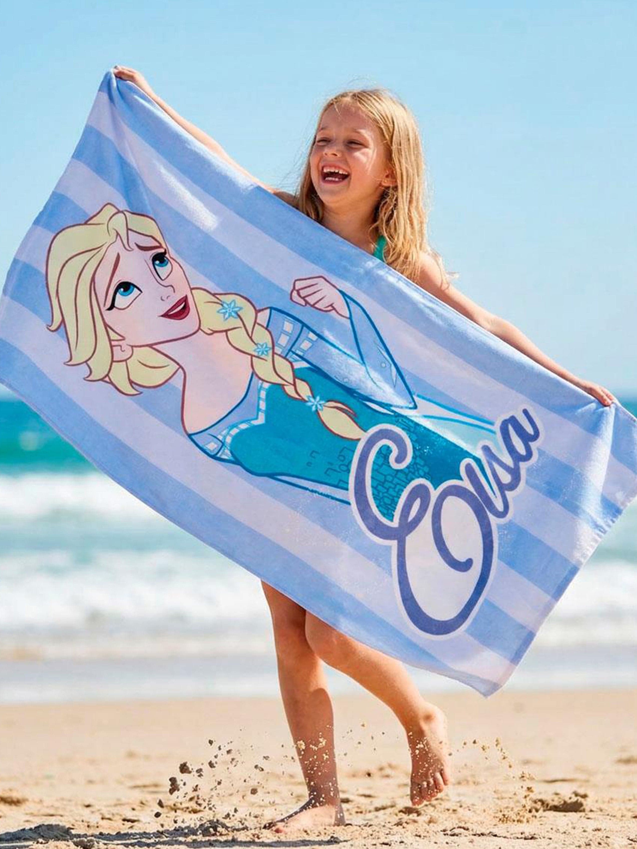 Disney Frozen Rantapyyhe, Vaaleansininen
