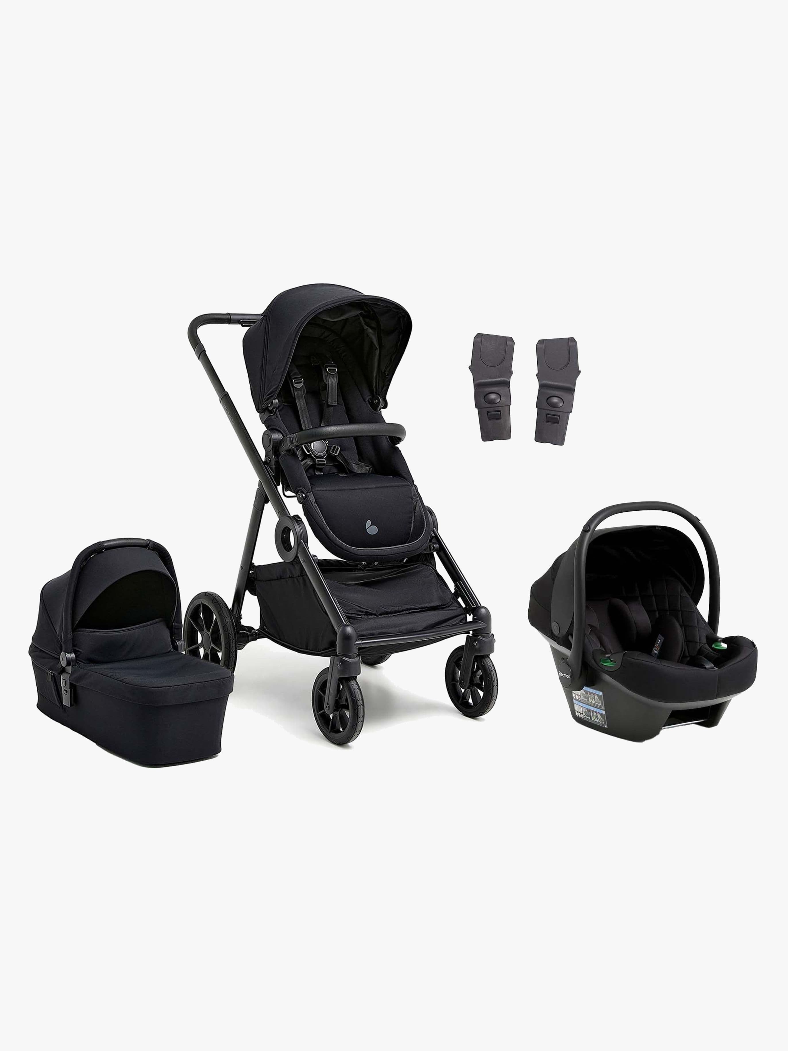 Beemoo Pro Multi 2 Yhdistelmävaunut + Route i-Size Turvakaukalo, Coffee Black/Black Stone