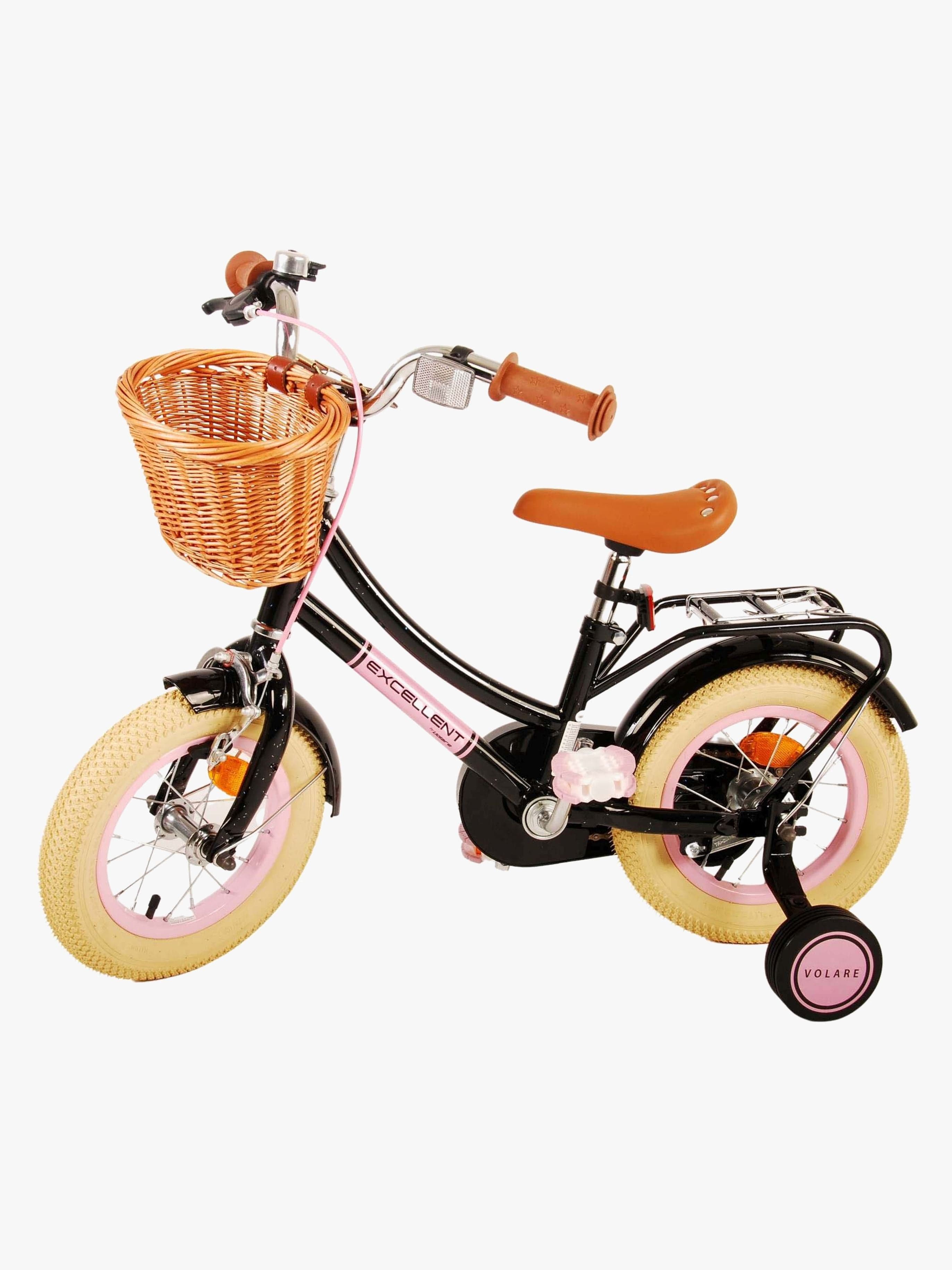 Volare Excellent Polkupyörä 12"'"', Musta