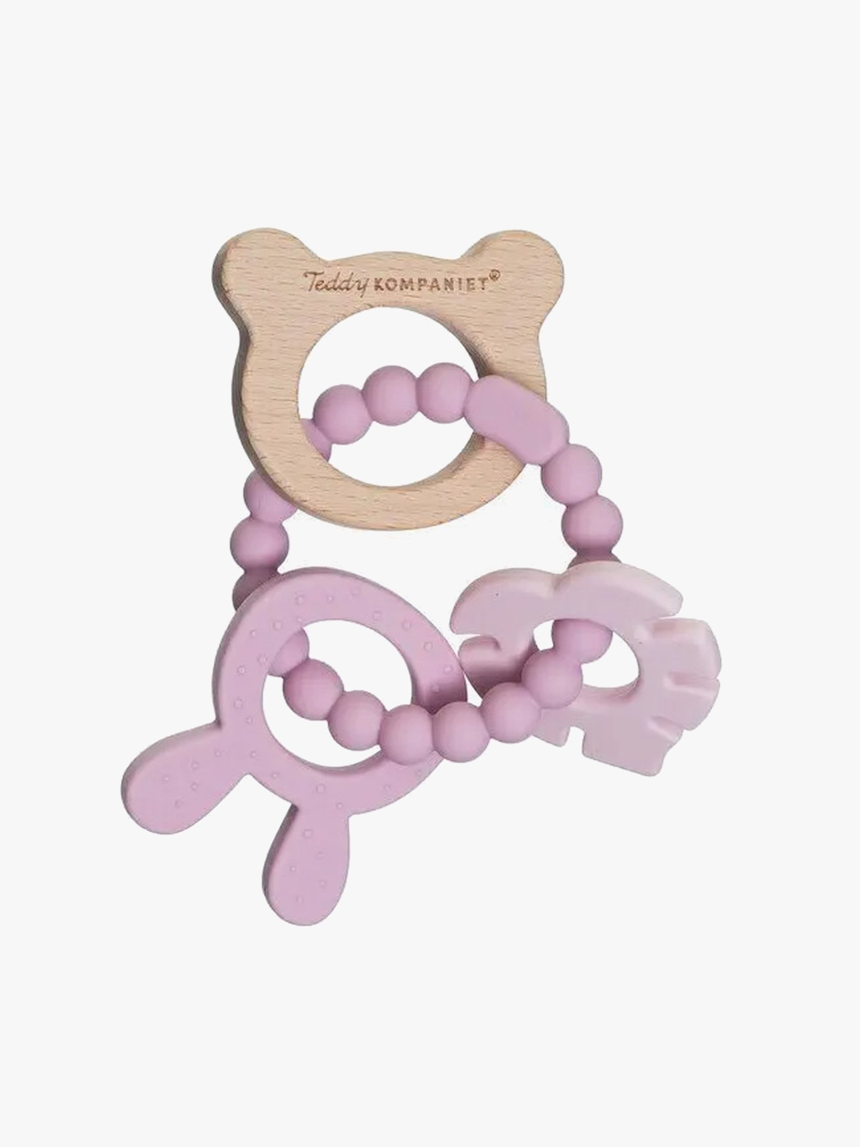 Teddykompaniet Silikoni & Puu Purulelu, Usvainen Pinkki