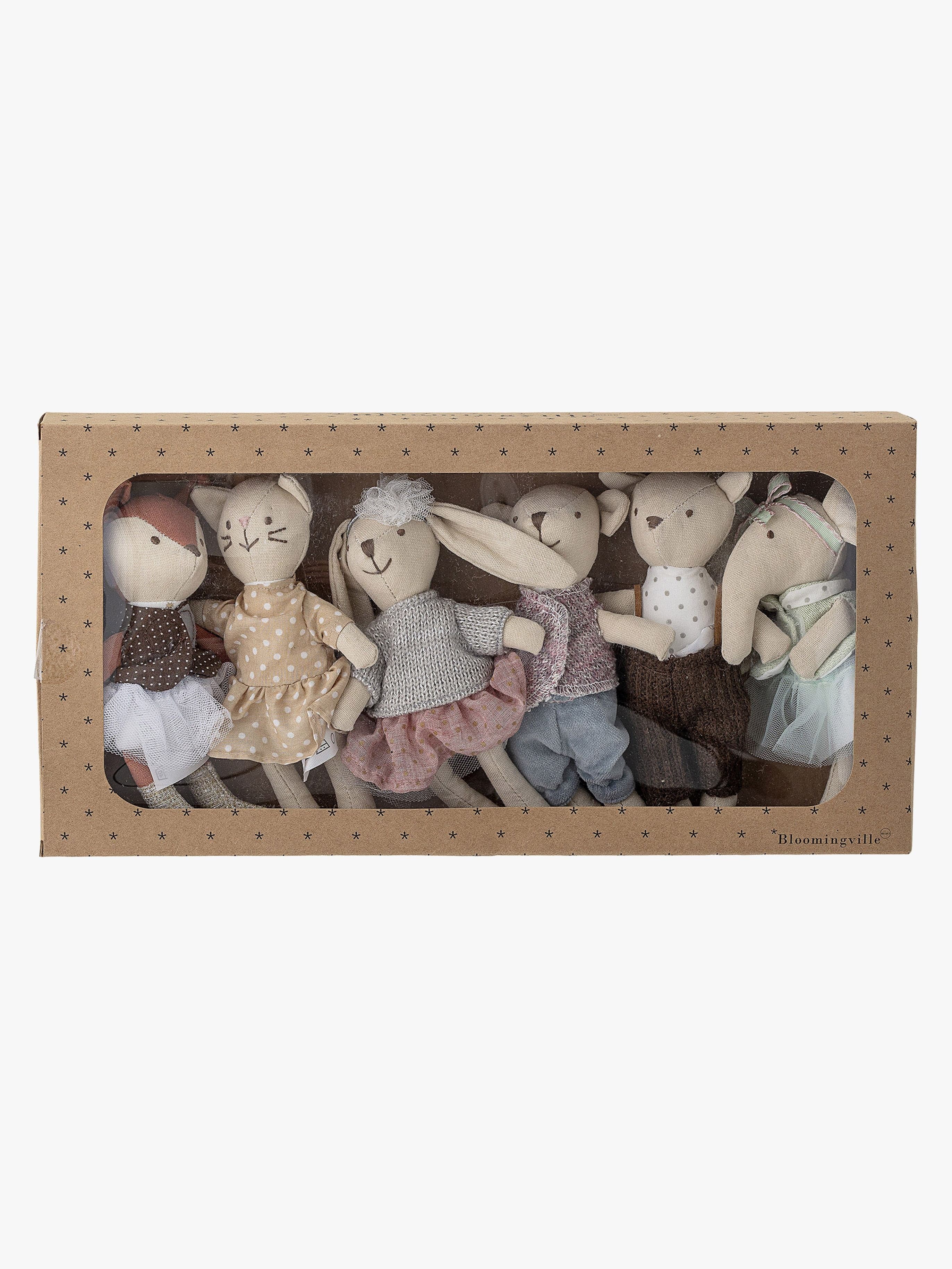 Bloomingville Mini Pehmoeläimet 6-pack