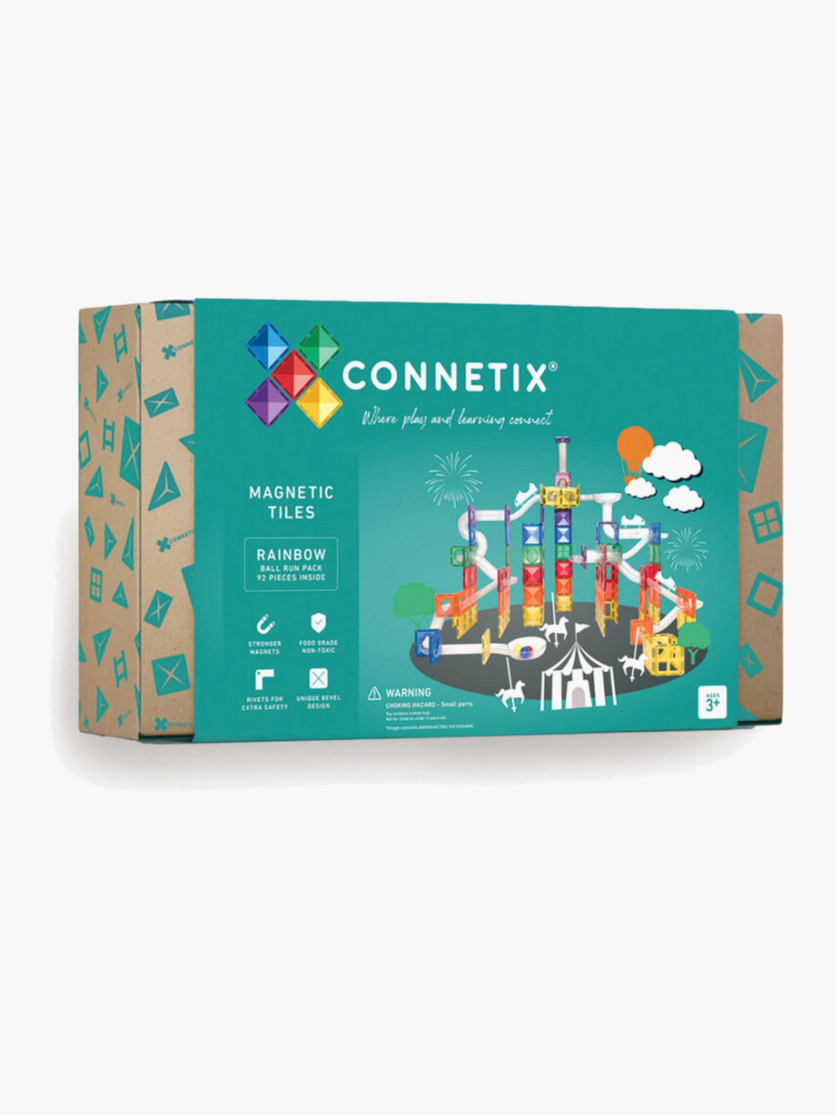 Connetix Rainbow Ball Run Magneettiset Rakennuspalikat 92 Osaa