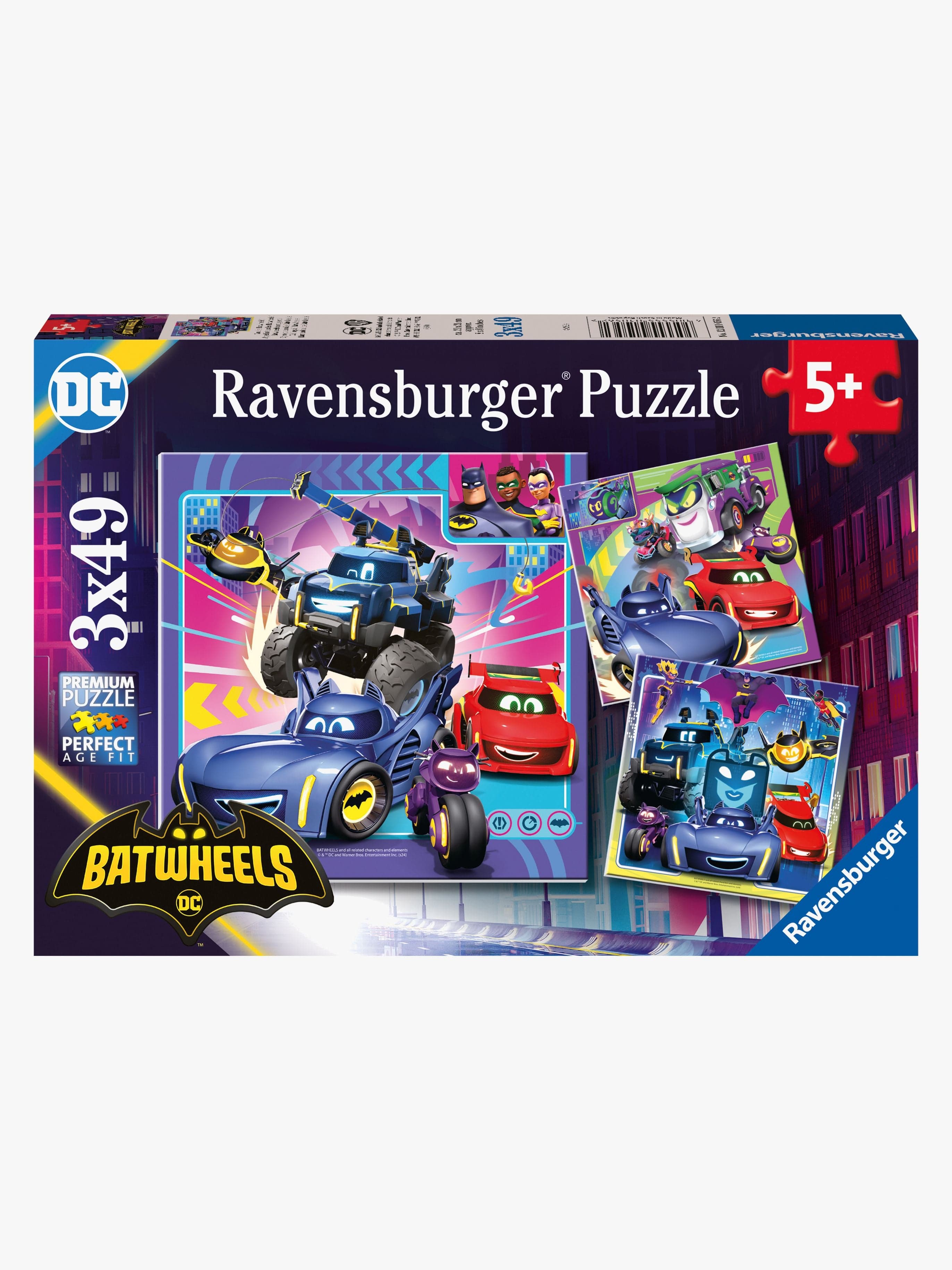Ravensburger Batwheels Palapelit 3x49 Palaa