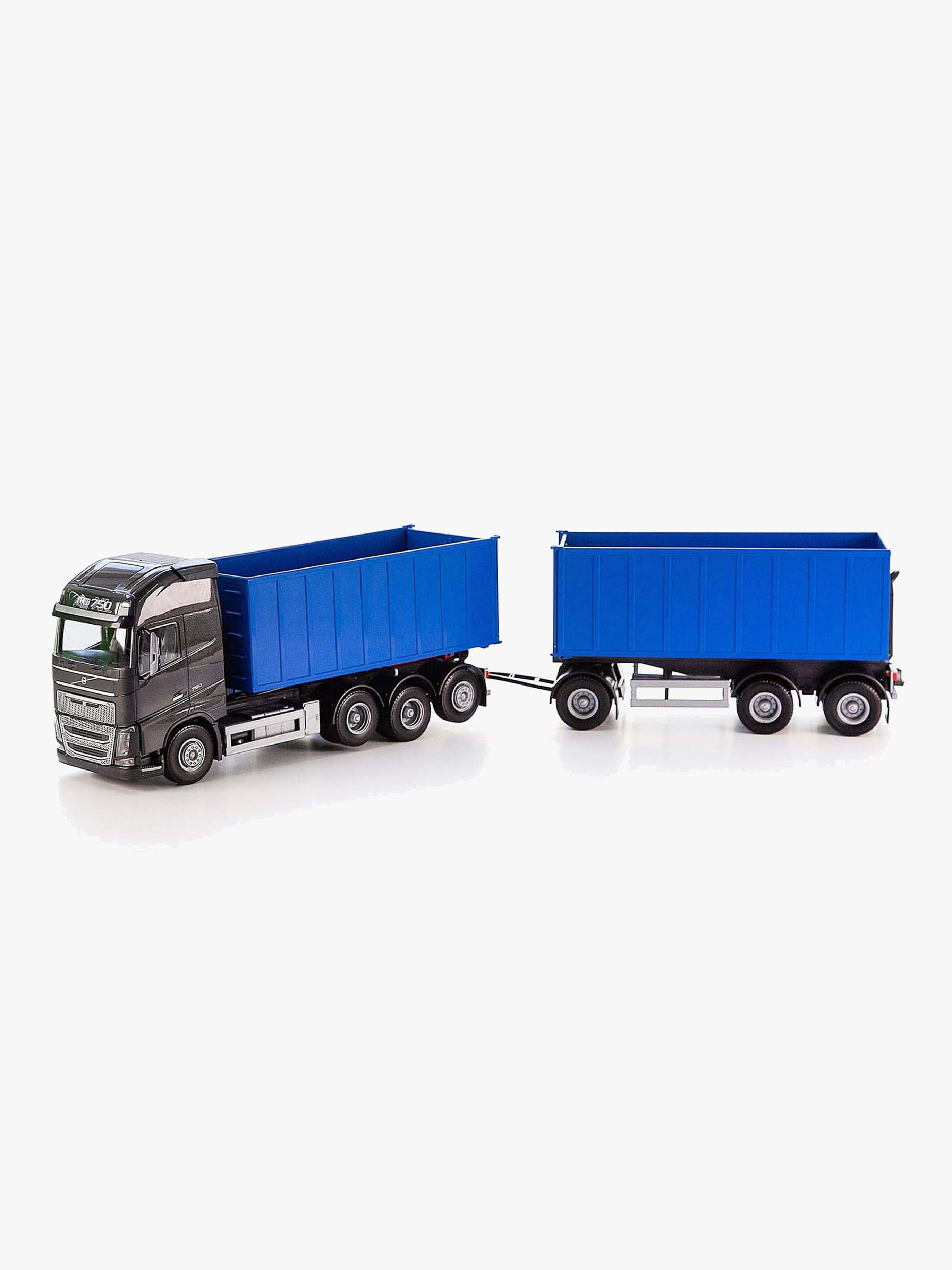 Emek Volvo Vaihtolavakuorma-auto + Perävaunu, Musta
