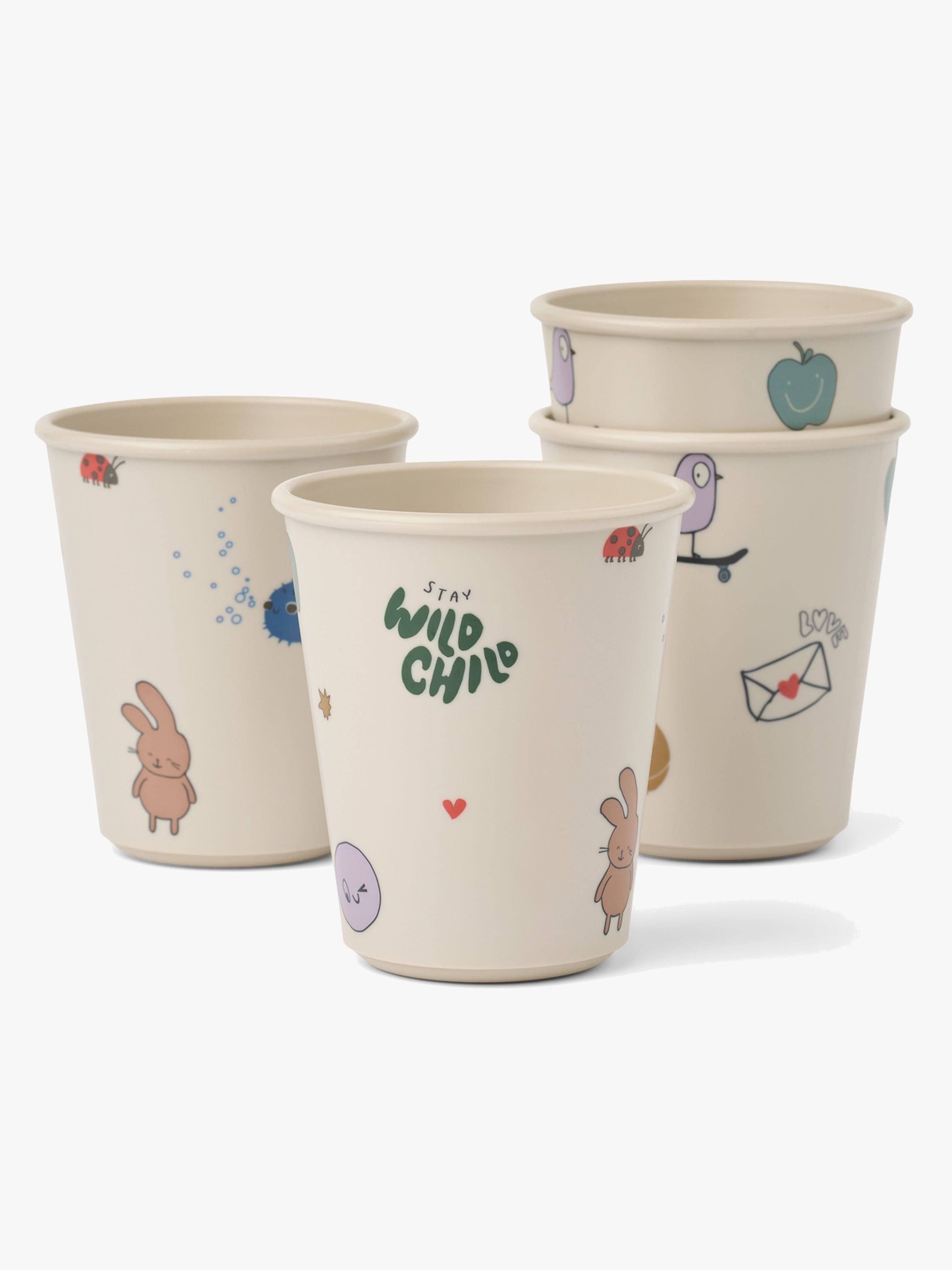 LIEWOOD Mukit 4-pack, Tamtam/Sandy