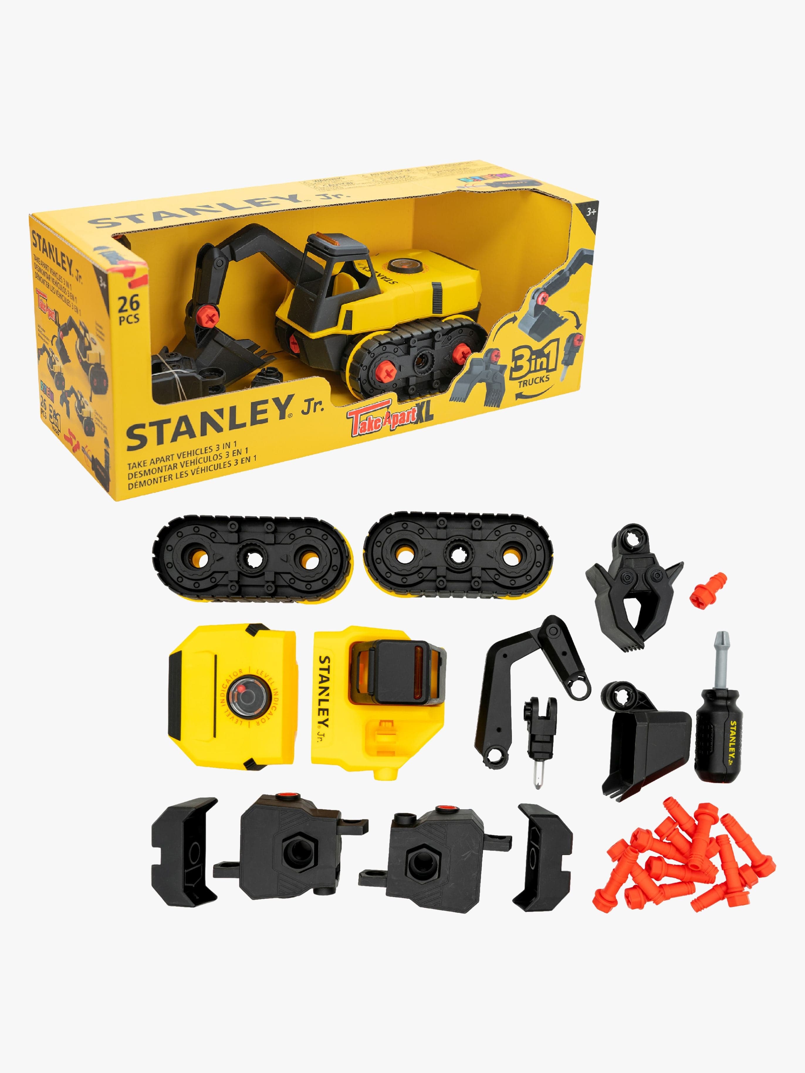 Stanley Jr. Lelusetti Kaivinkone, Keltainen