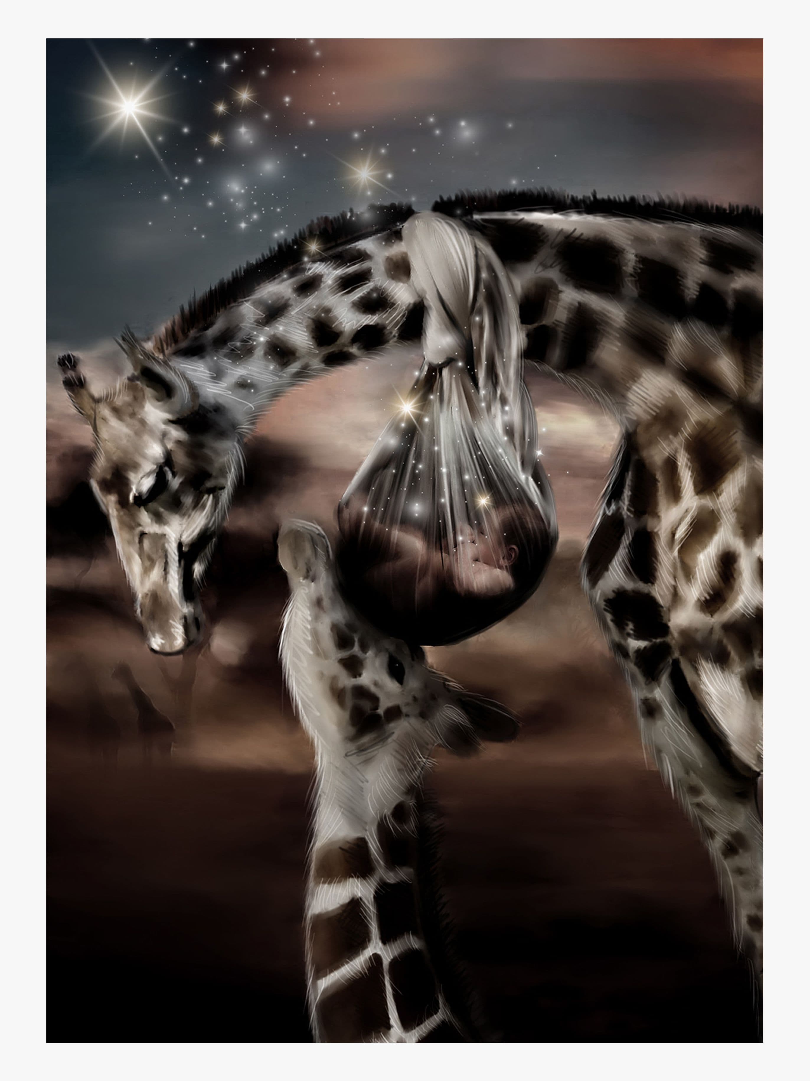 Linn Wold Juliste 30x40 Lille Håpefulle